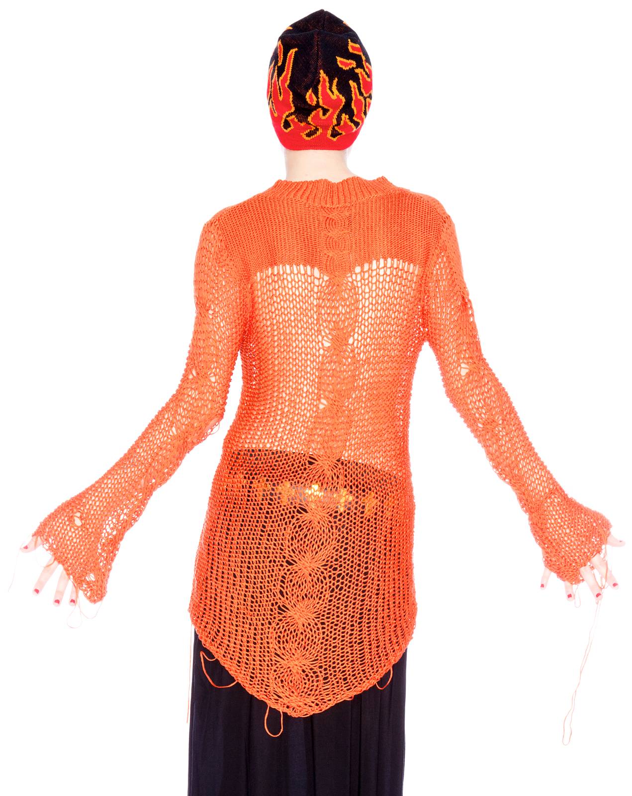 Loose String Sweater - Orange - Image 10