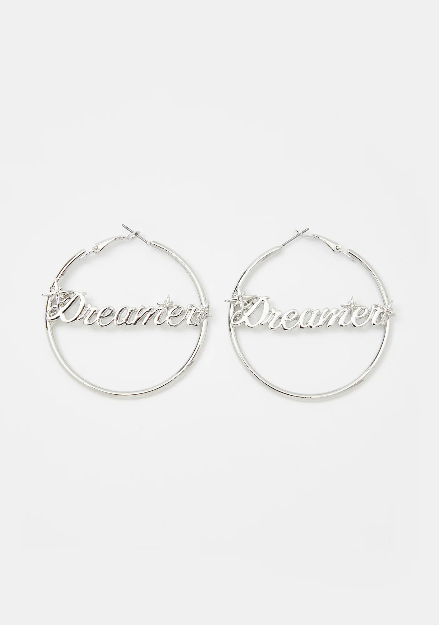 Lost In Thought Hoop Earrings - Image 2