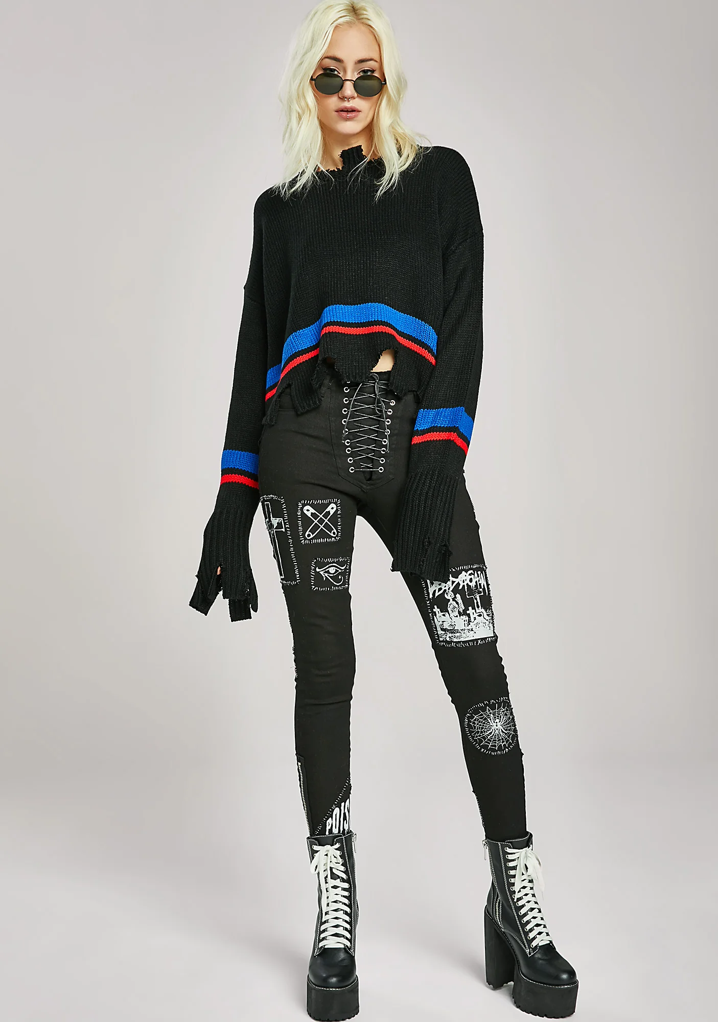 Lost Your Mind Stripe Sweater - Image 3