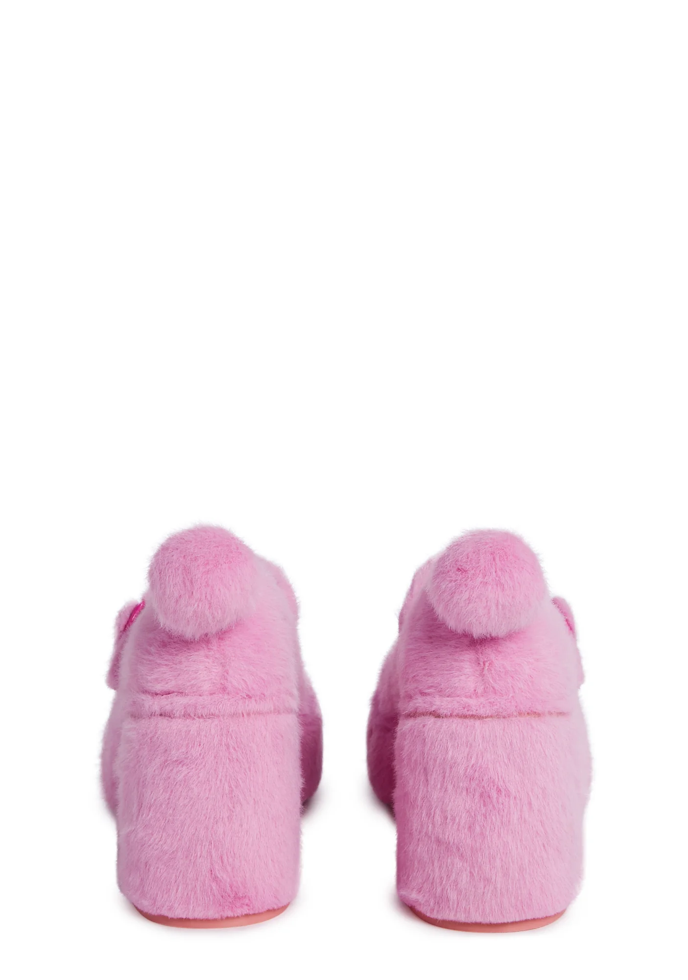 Love Alot Platform Mary Janes- Pink - Image 4