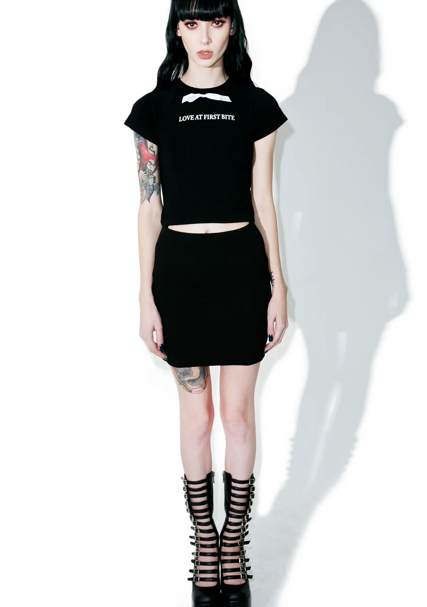 Love At First Bite Crop Tee - Image 2