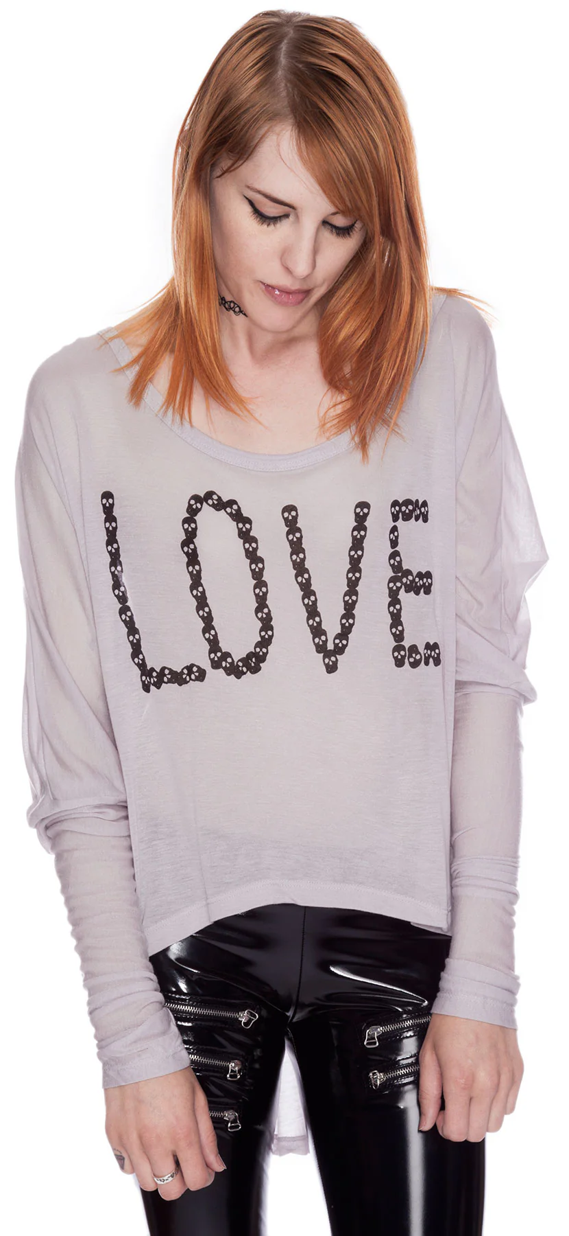Love By Skull Long Sleeve Tee - Image 4