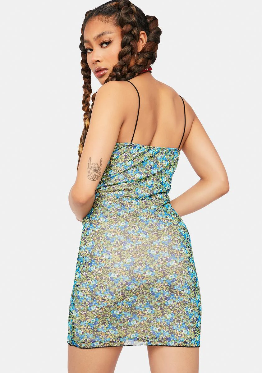 Love Fusion Patchwork Mini Dress - Image 4