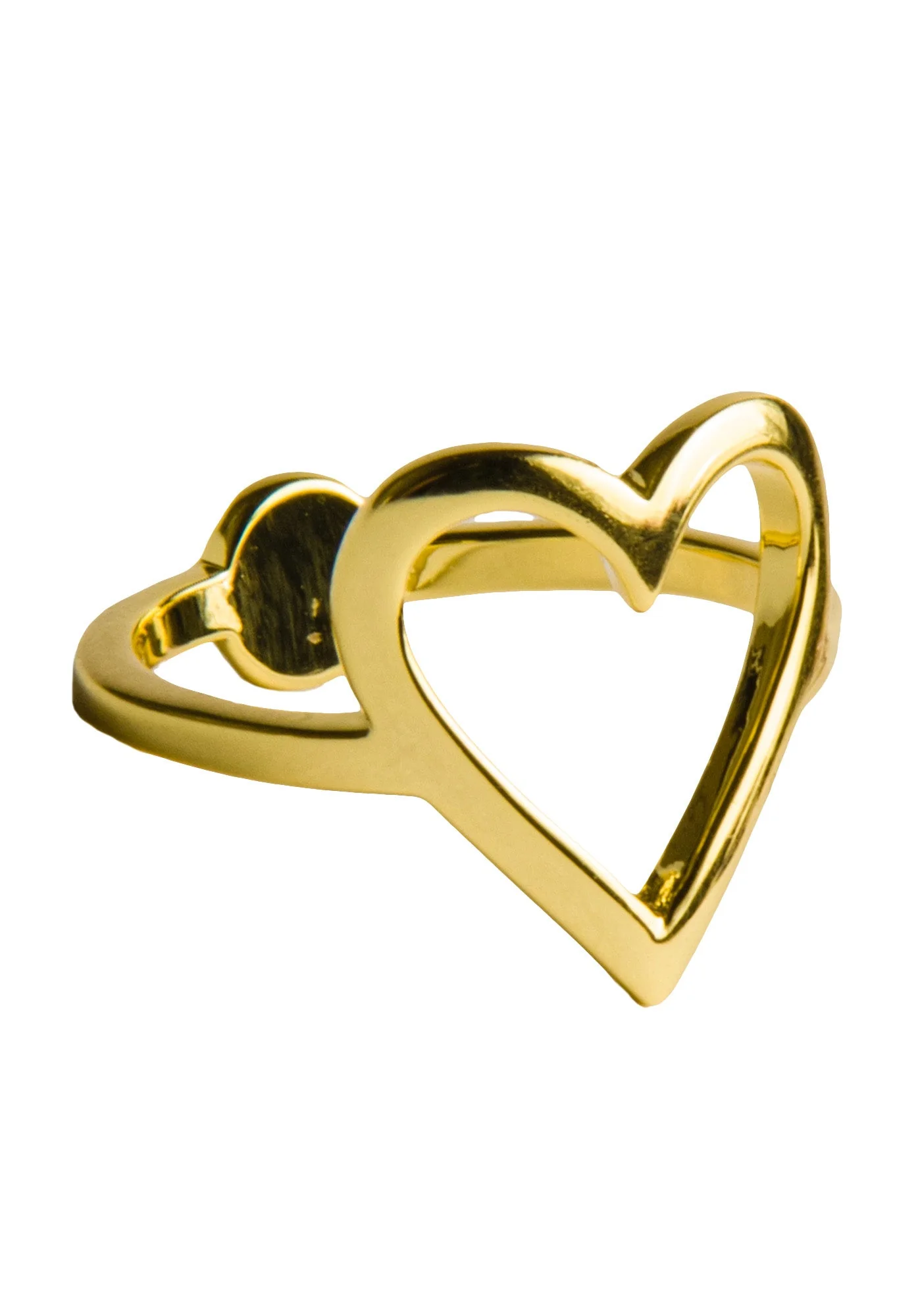 Love Heart Ring - Gold - Image 2