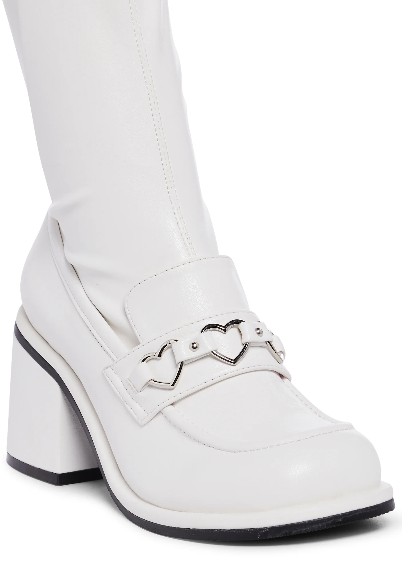 Love So Deep Loafer Boots - White - Image 2