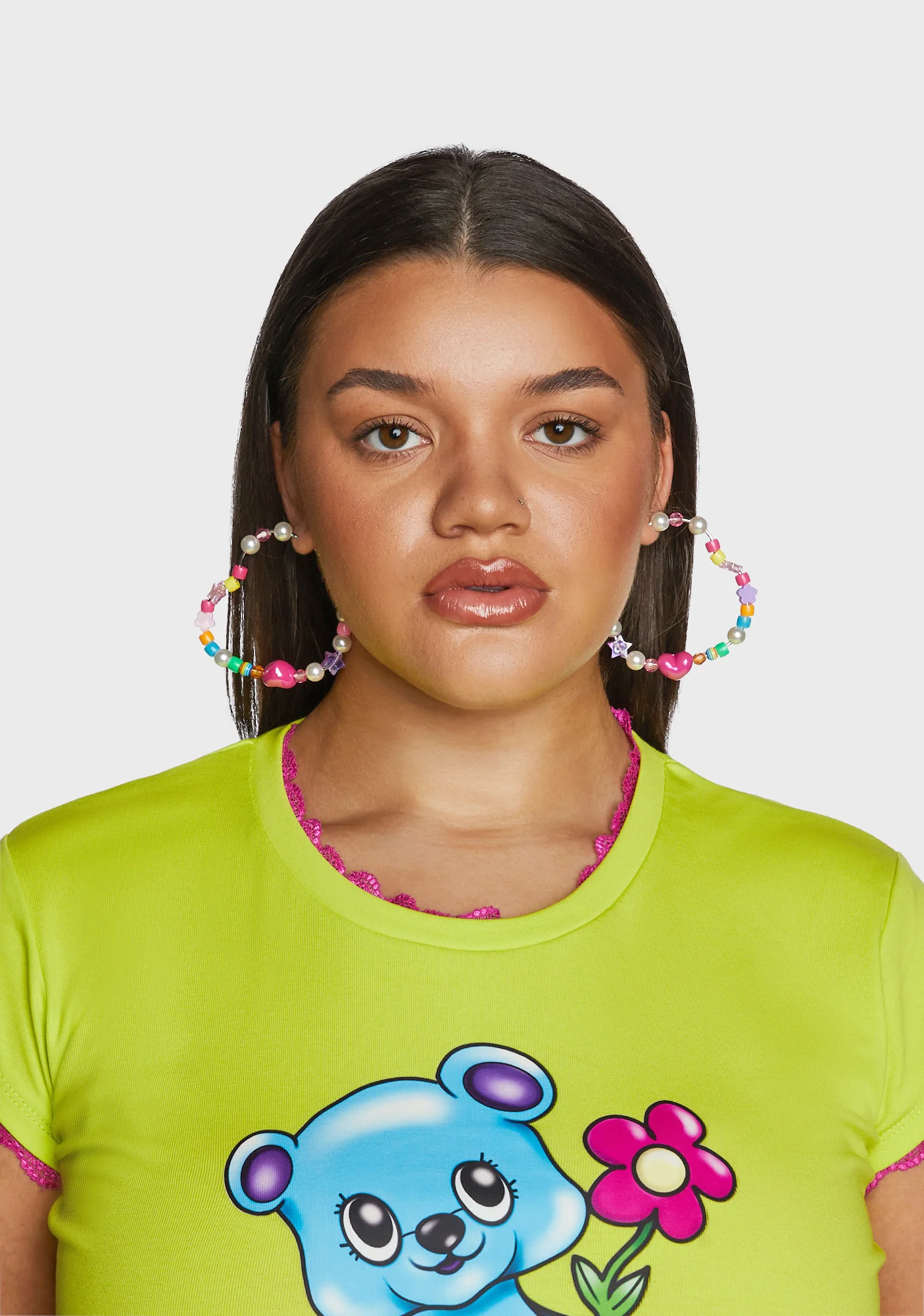 Love Your Quirks Hoop Earrings - Image 4