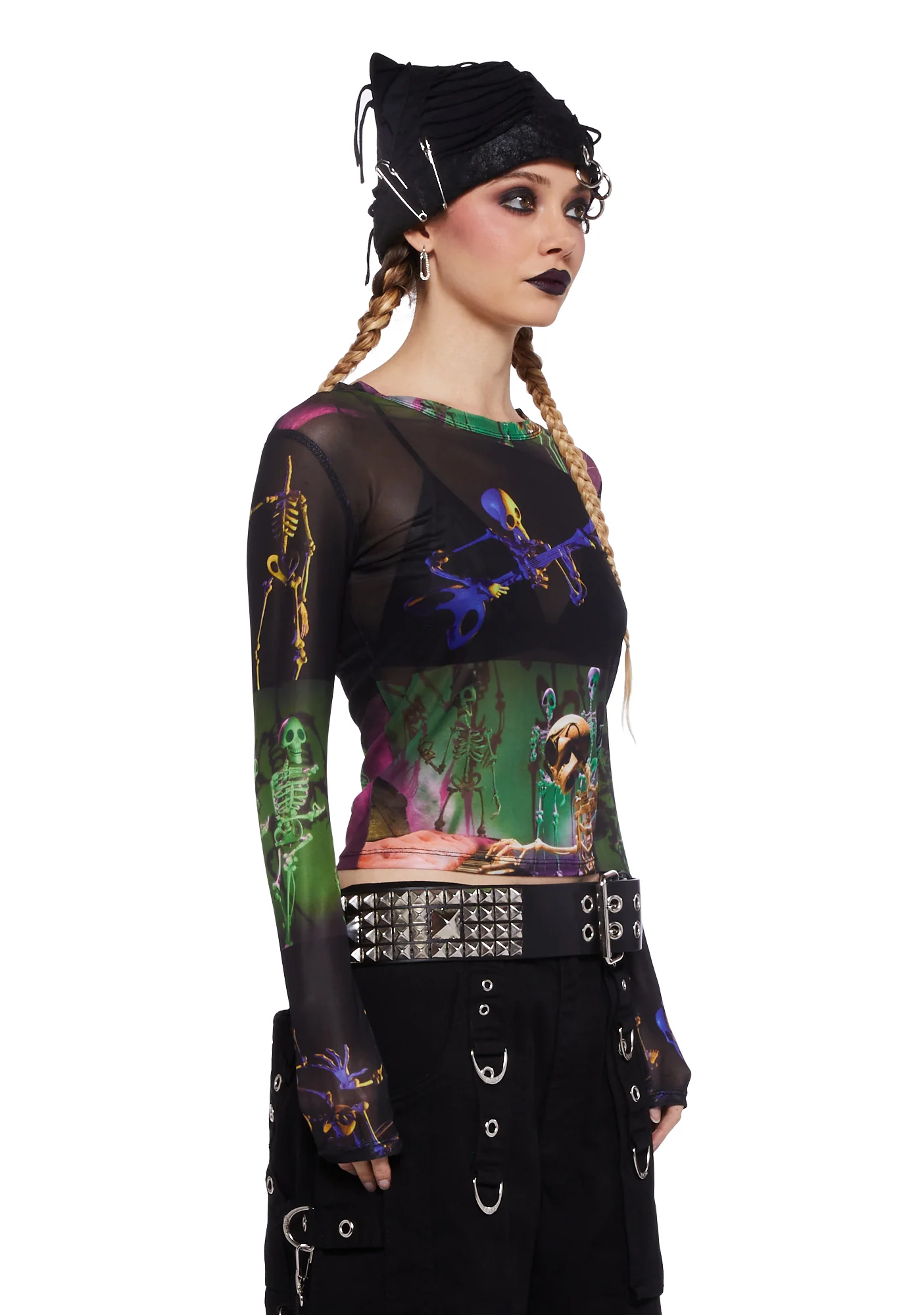Lovely Bones Mesh Top - Image 3