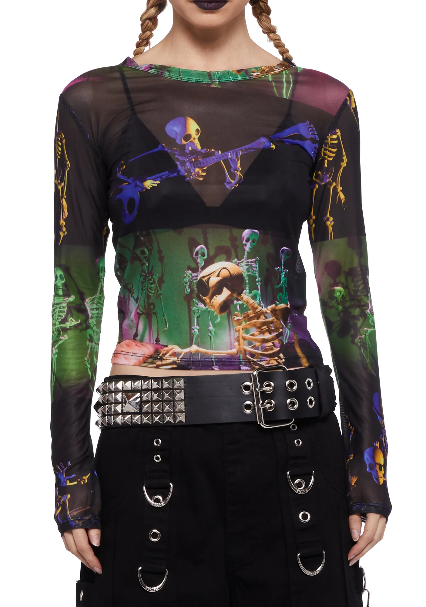 Lovely Bones Mesh Top - Image 5