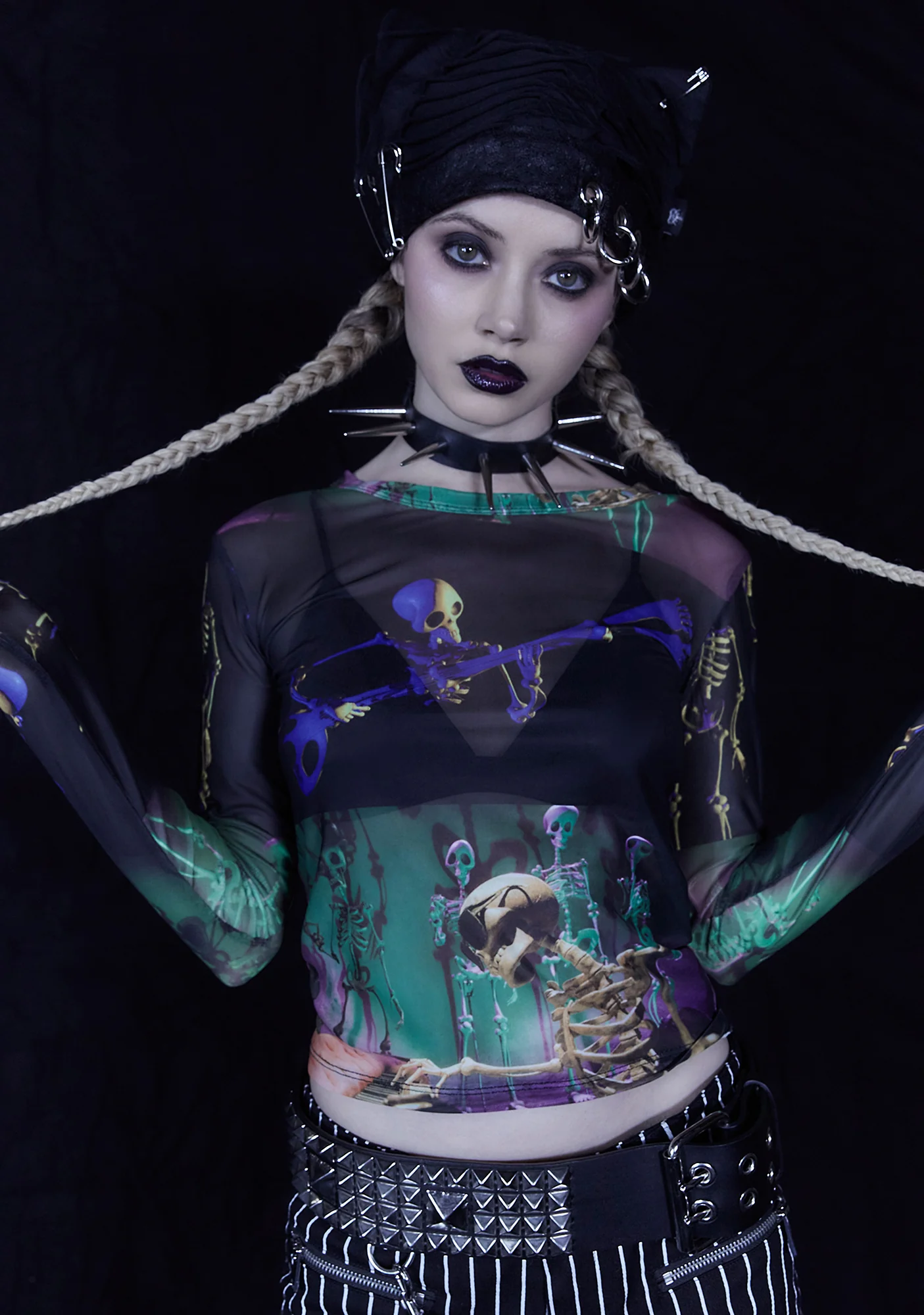 Lovely Bones Mesh Top - Image 7