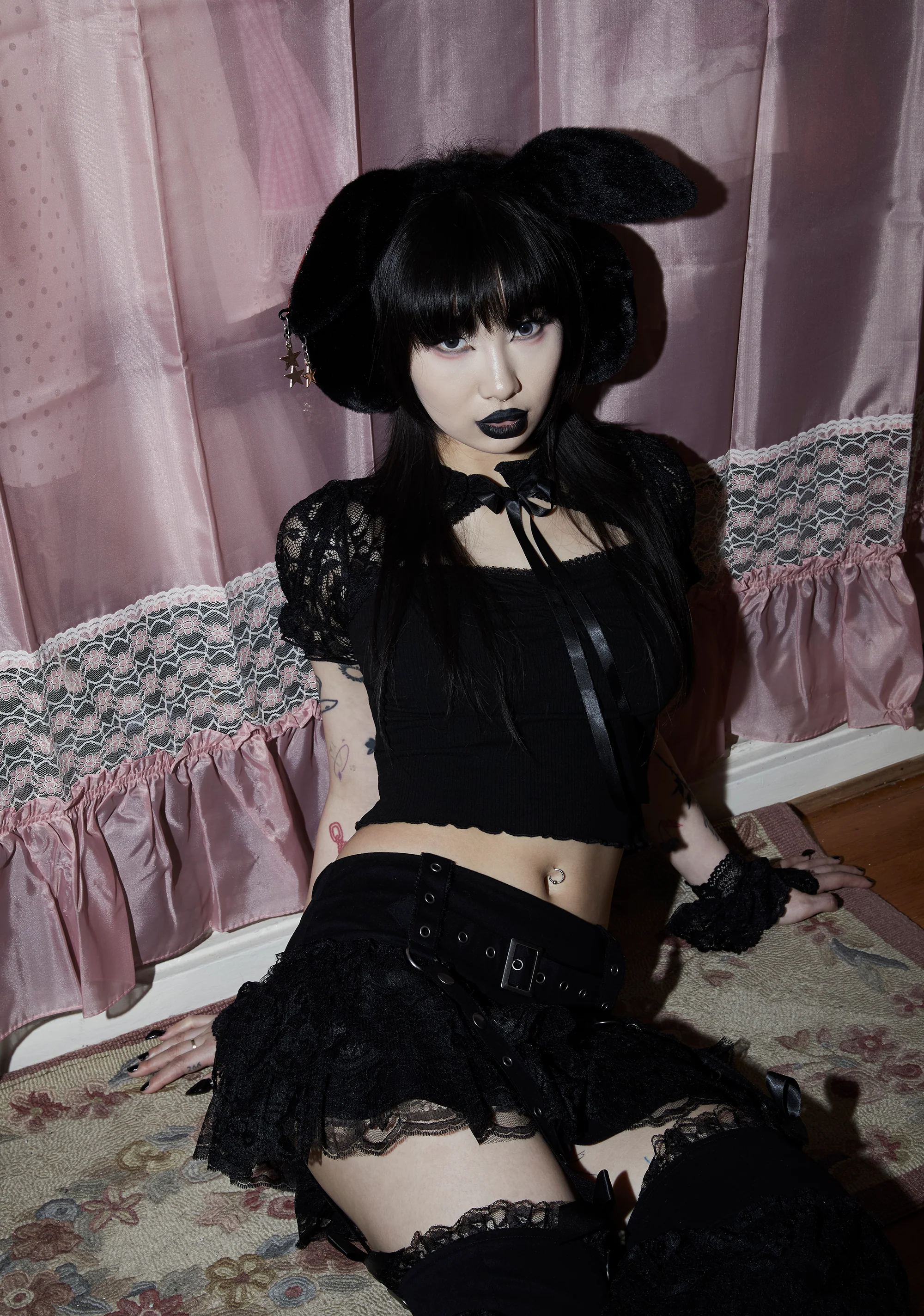 Lovely Nightshade Lace Top - Image 5