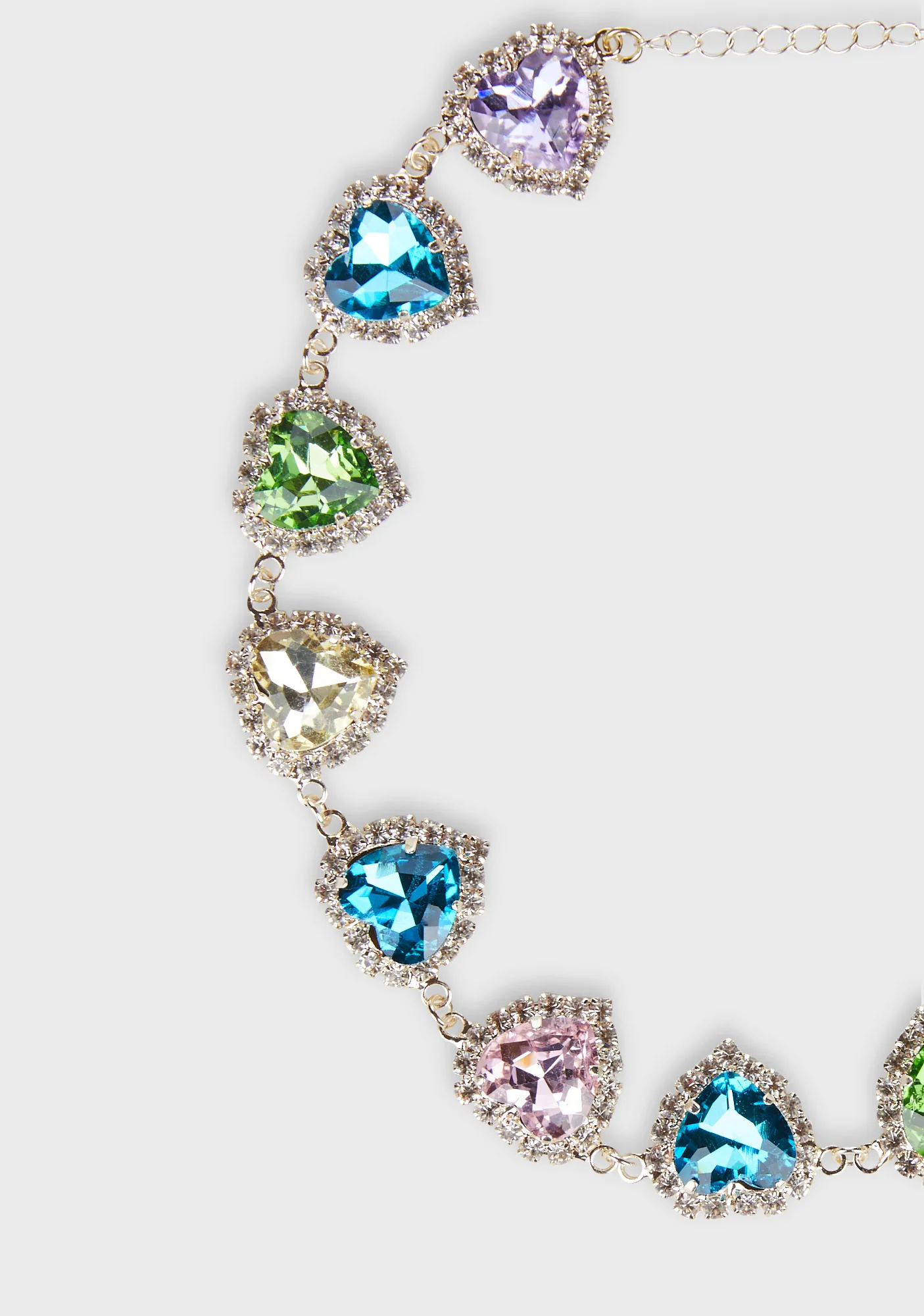 Lovesick Sparkle Heart Necklace - Image 3