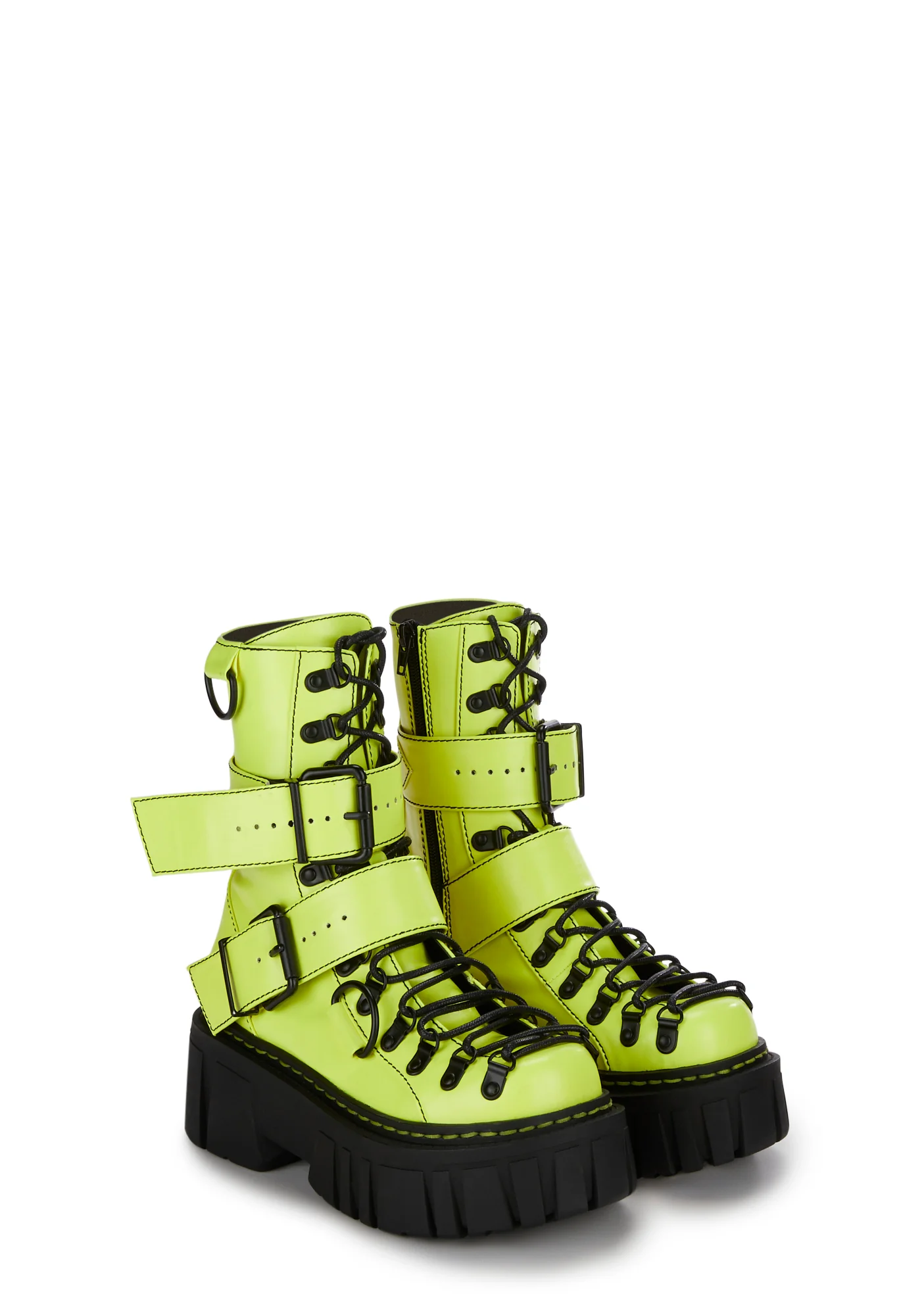 Low Traitor Boots - Neon Yellow - Image 3