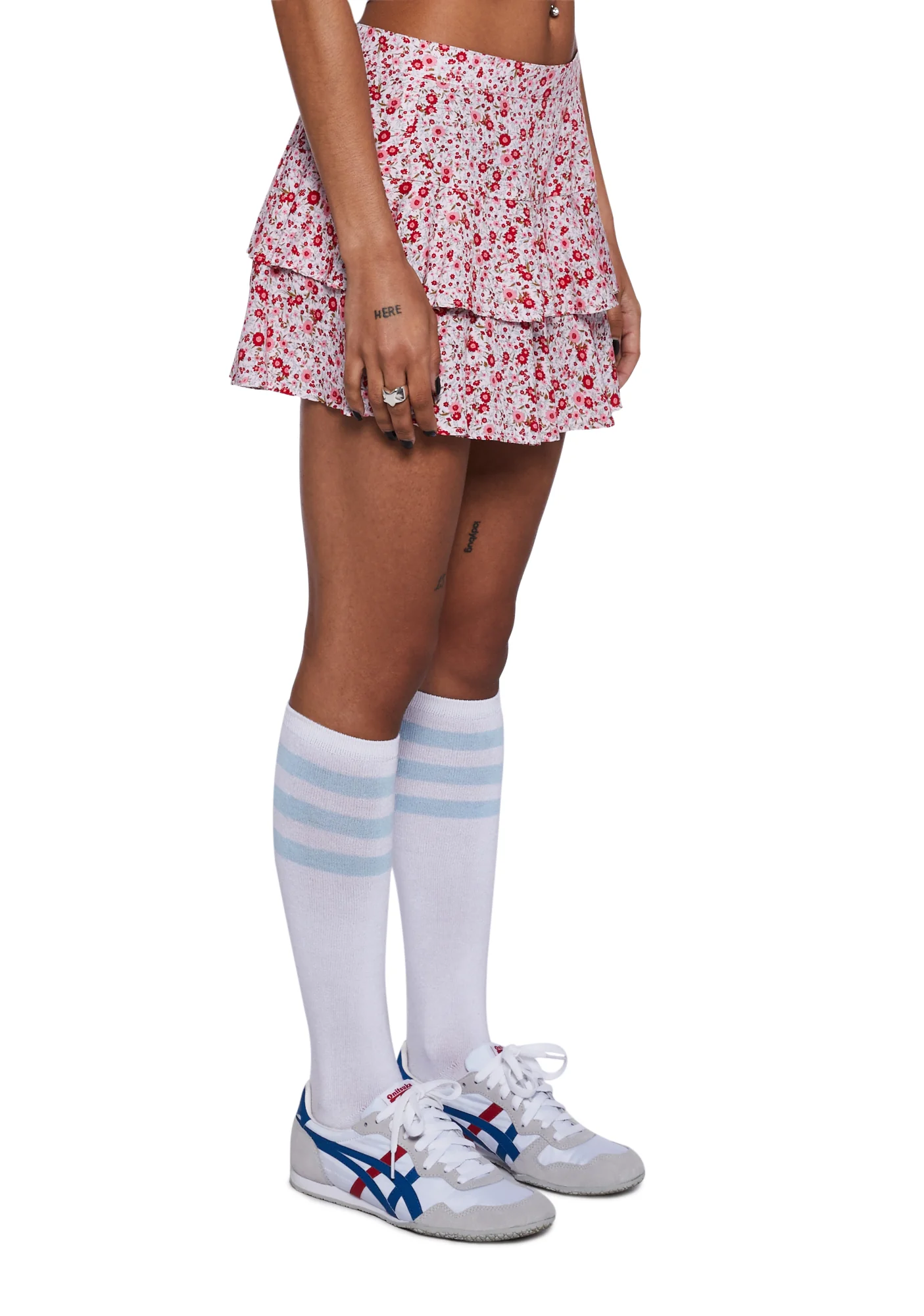 Lowisa Mini Tiered Skirt - Image 3