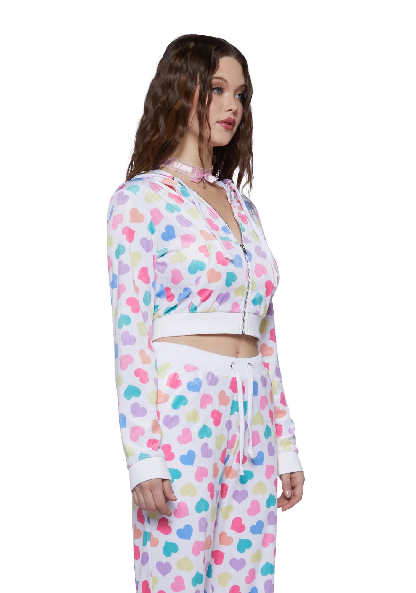 Loyal Maneater Velour Track Jacket - Multi - Image 3