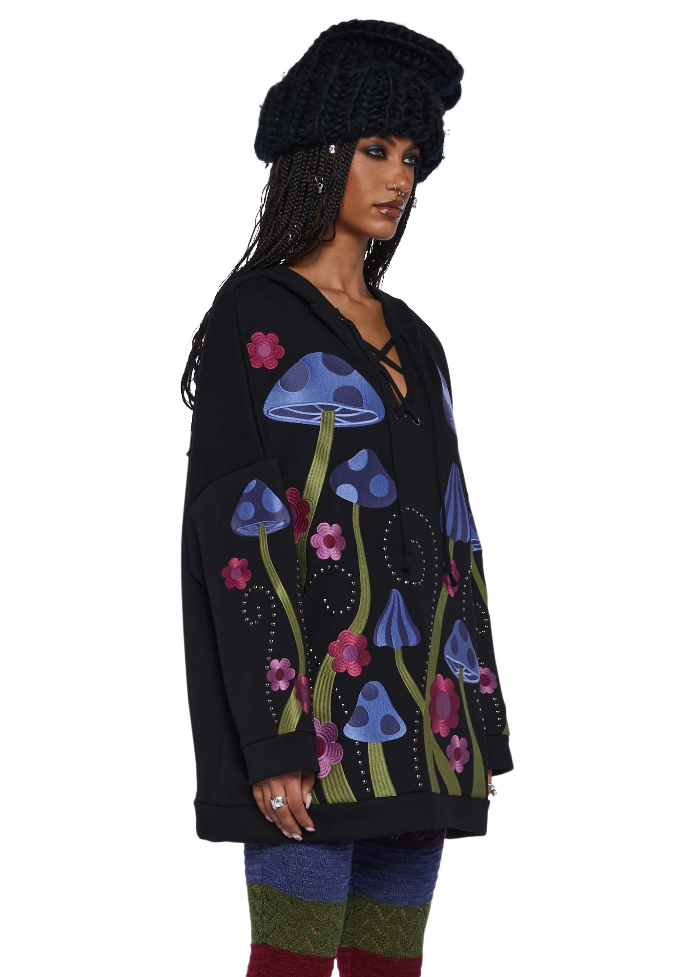 Lucid Bliss Embroidered Hoodie - Image 3
