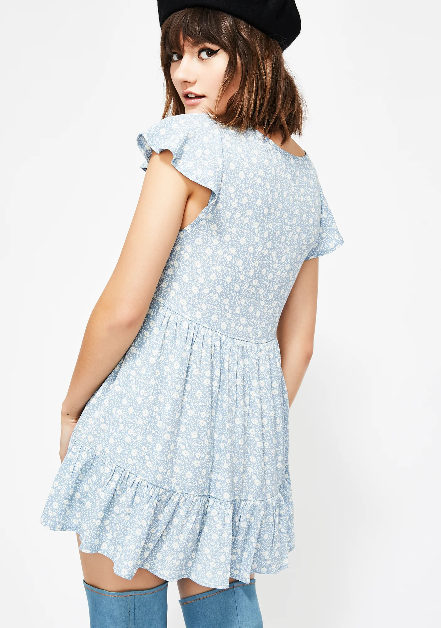 Lucid Dreaming Floral Dress - Image 4