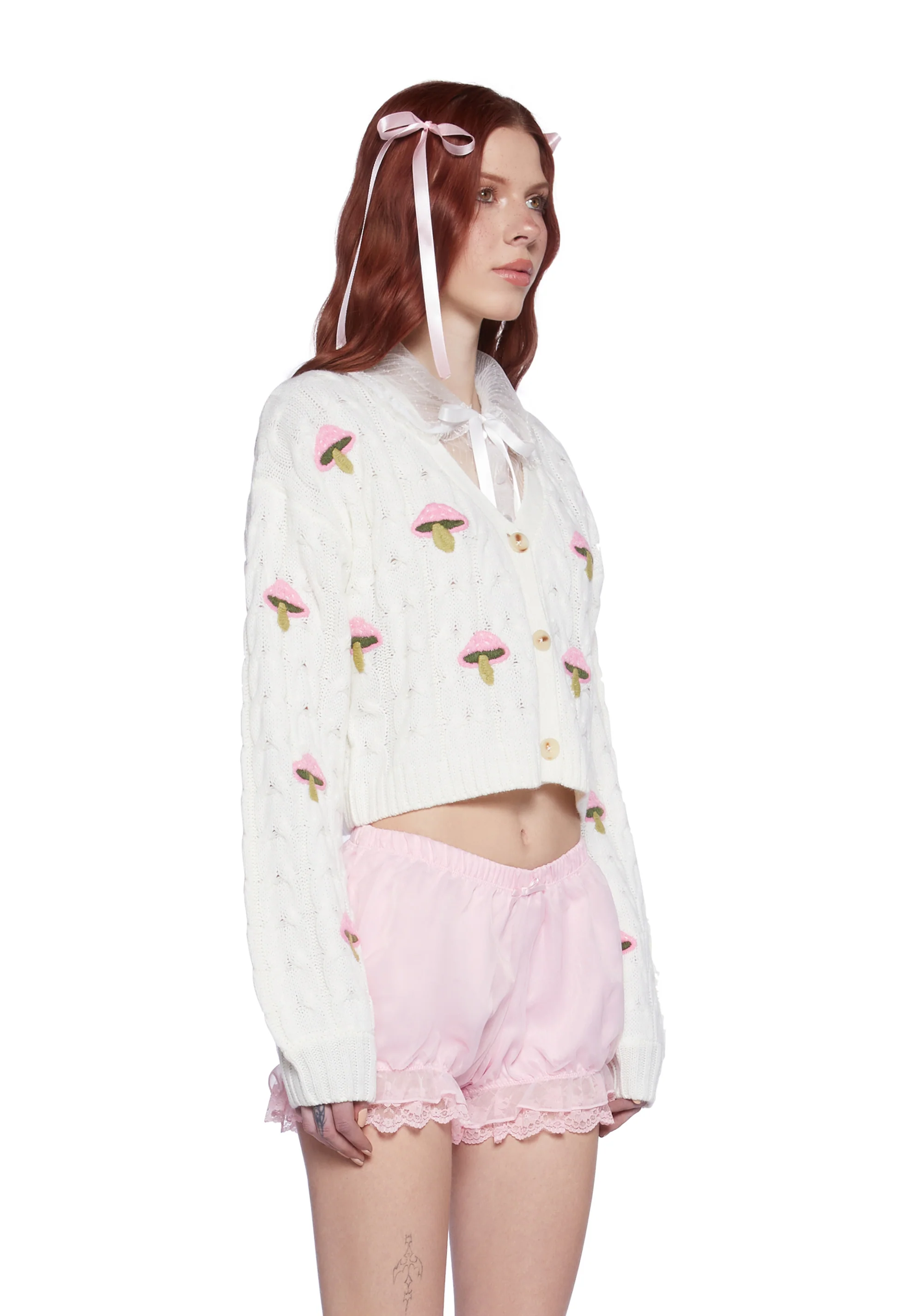 Lucky Charm Mushroom Cardigan - Image 5