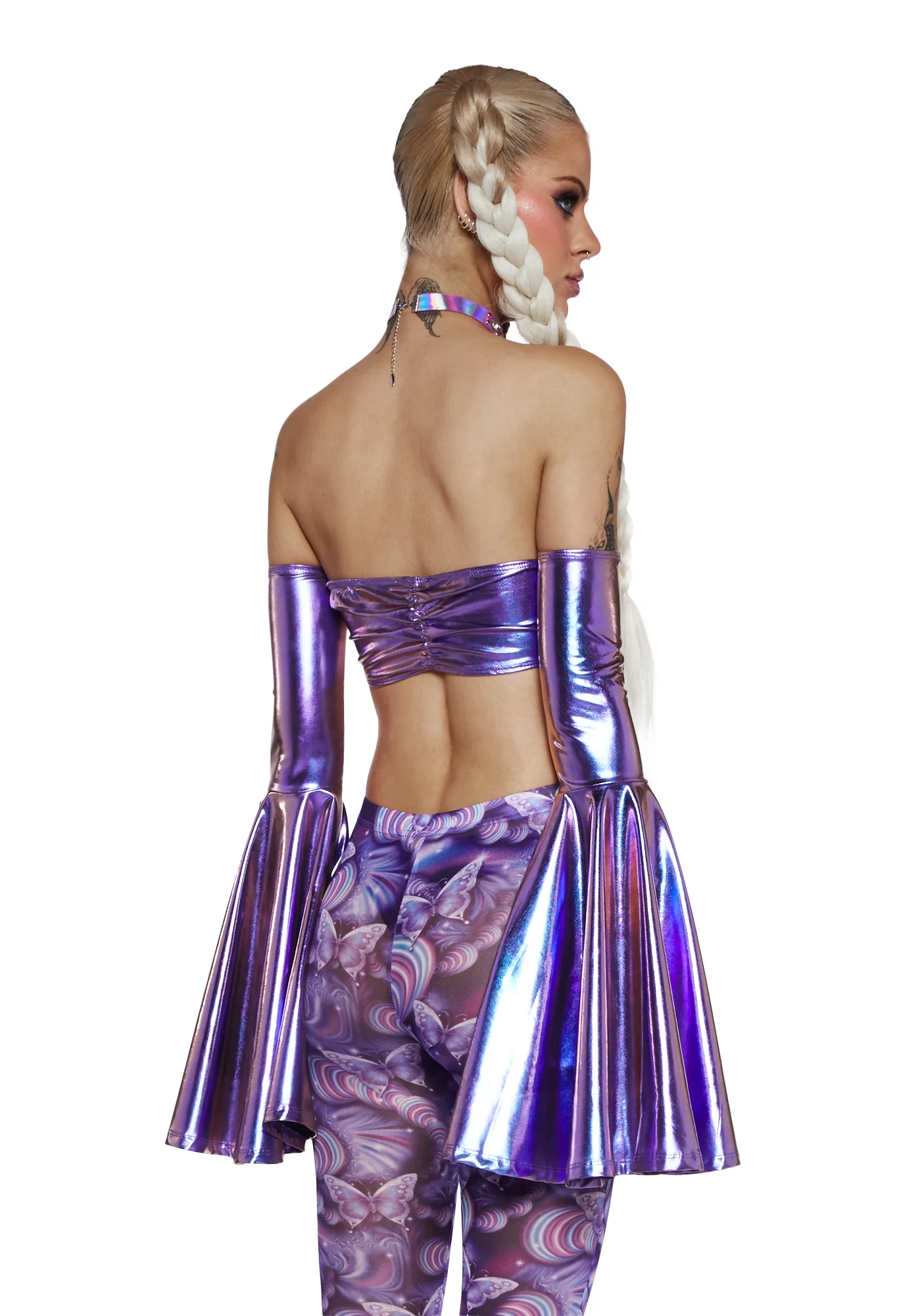 Luminous Love Metallic Tube Top - Image 4