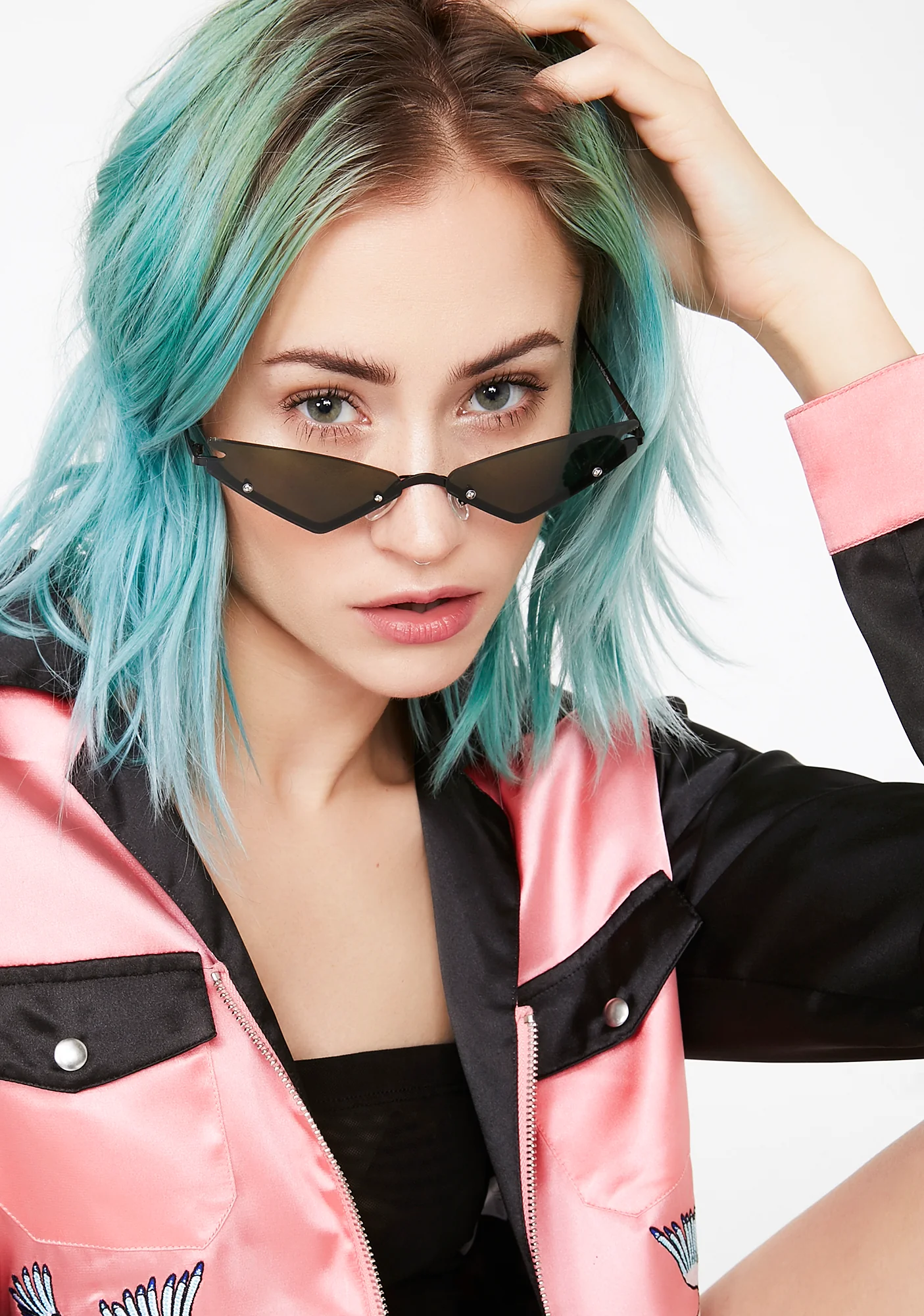 Lunar Mars Attack Cat-Eye Sunglasses - Image 3