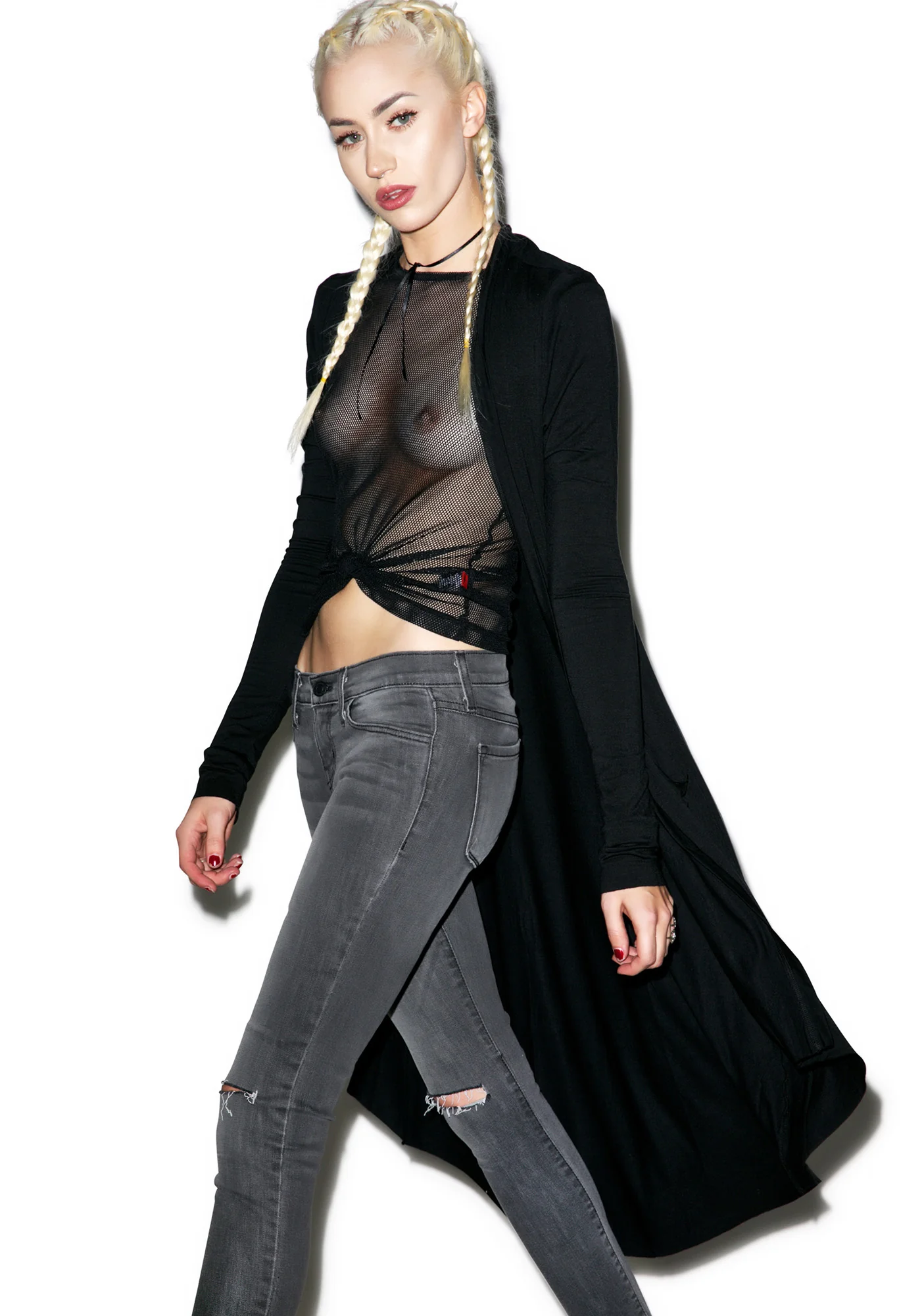 Lune Draped Cardigan - Image 3
