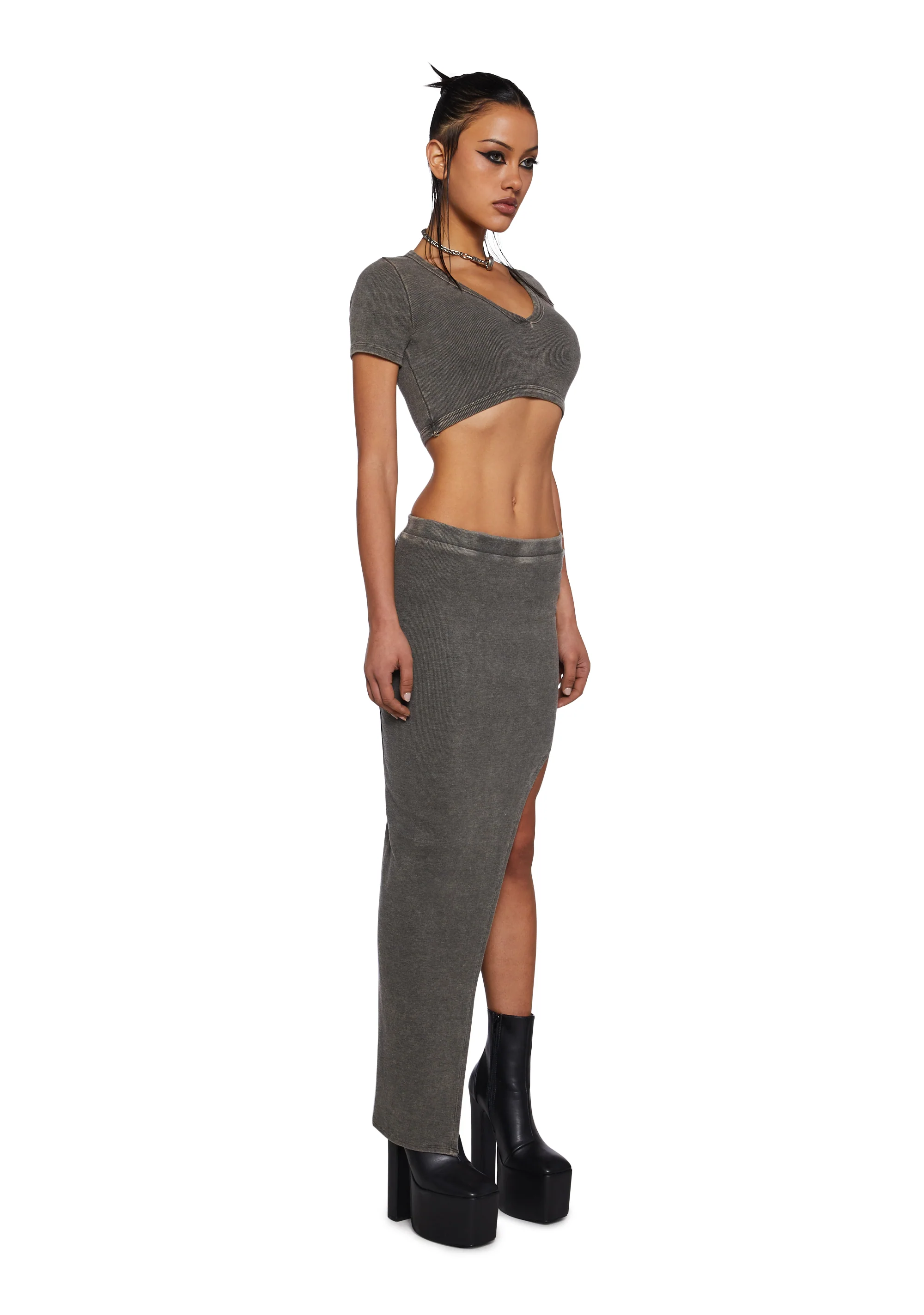 Lust Pulse Skirt Set - Green - Image 3