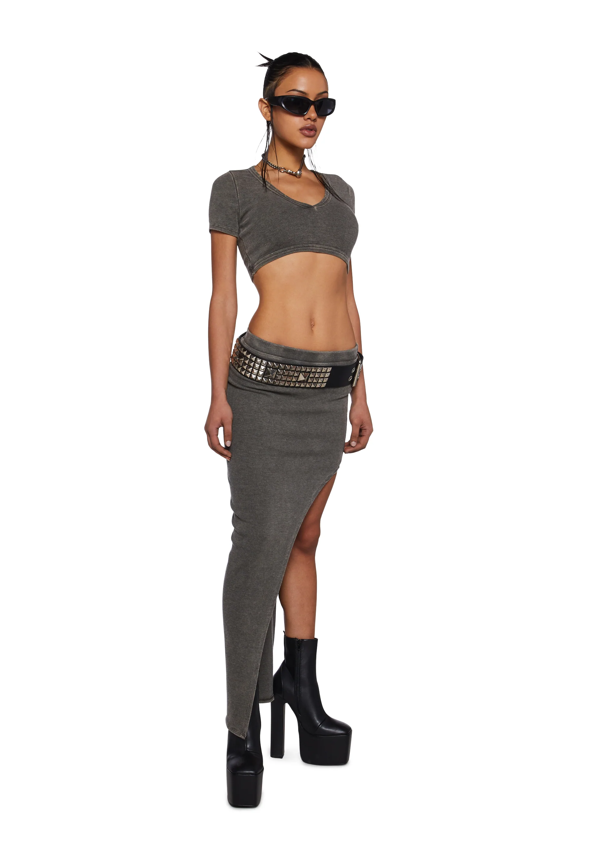 Lust Pulse Skirt Set - Green - Image 5