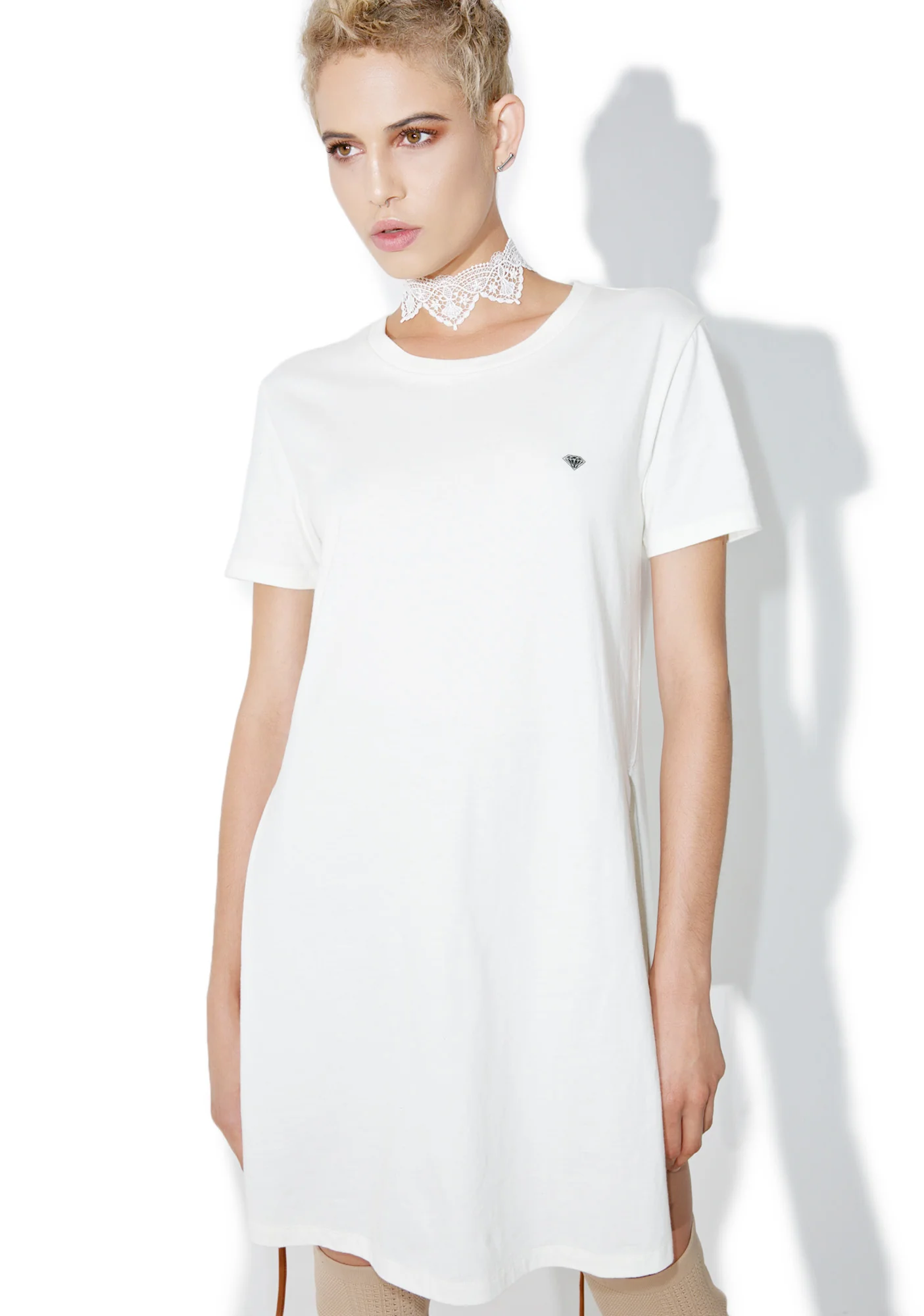 Lustrous Split Tee - Image 2