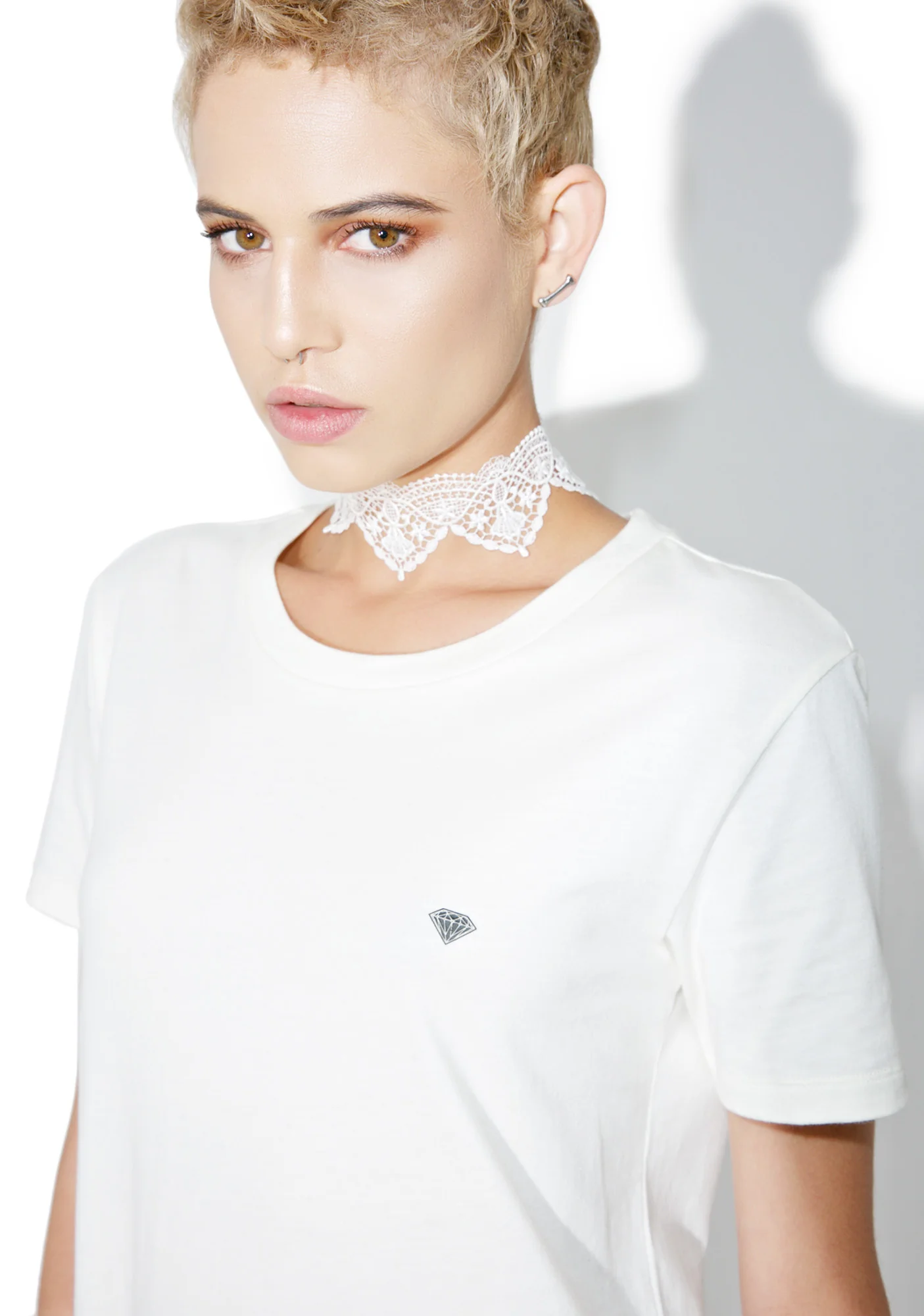 Lustrous Split Tee - Image 3