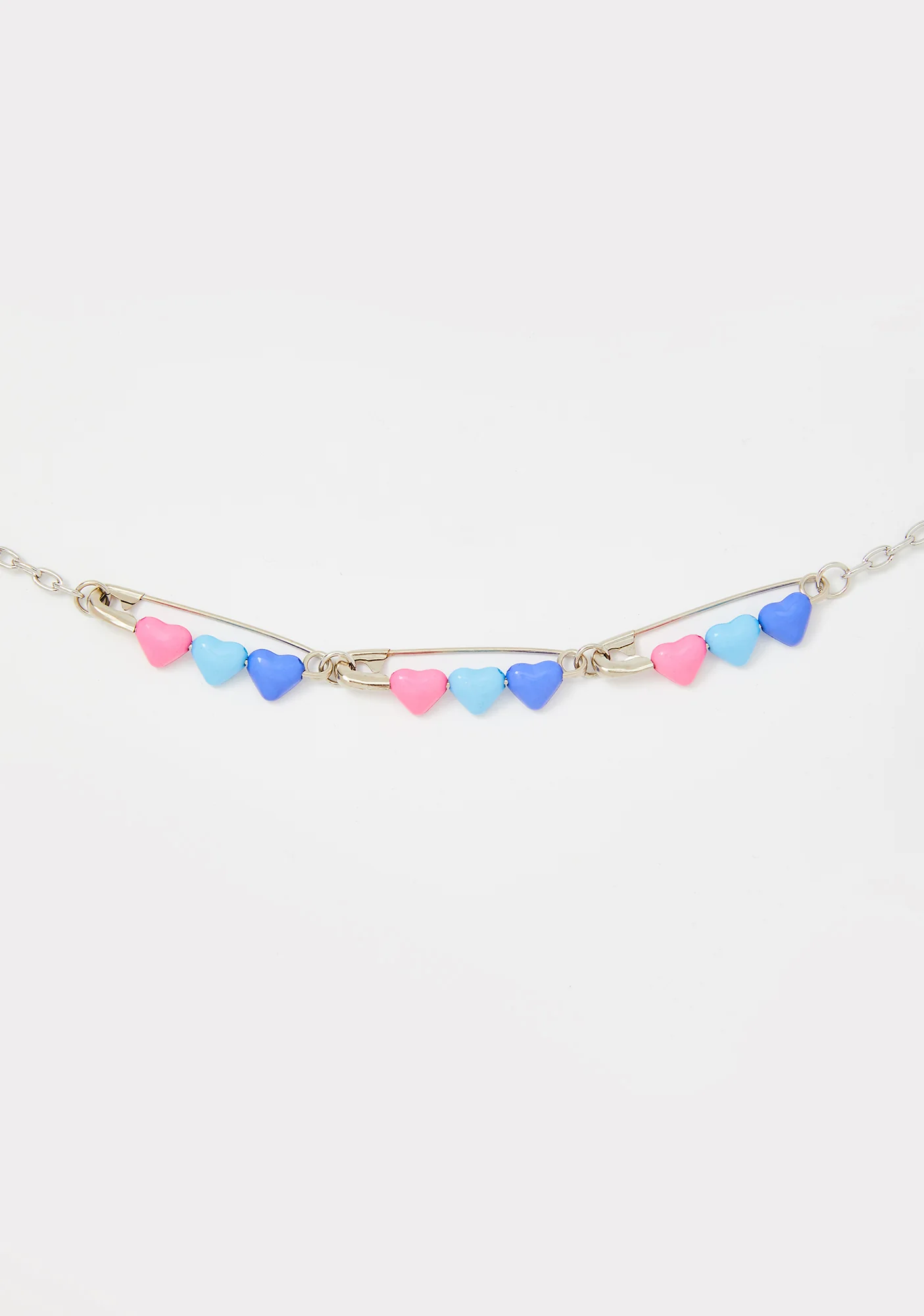 Luv Of Mine Safety Pin Necklace - Image 2