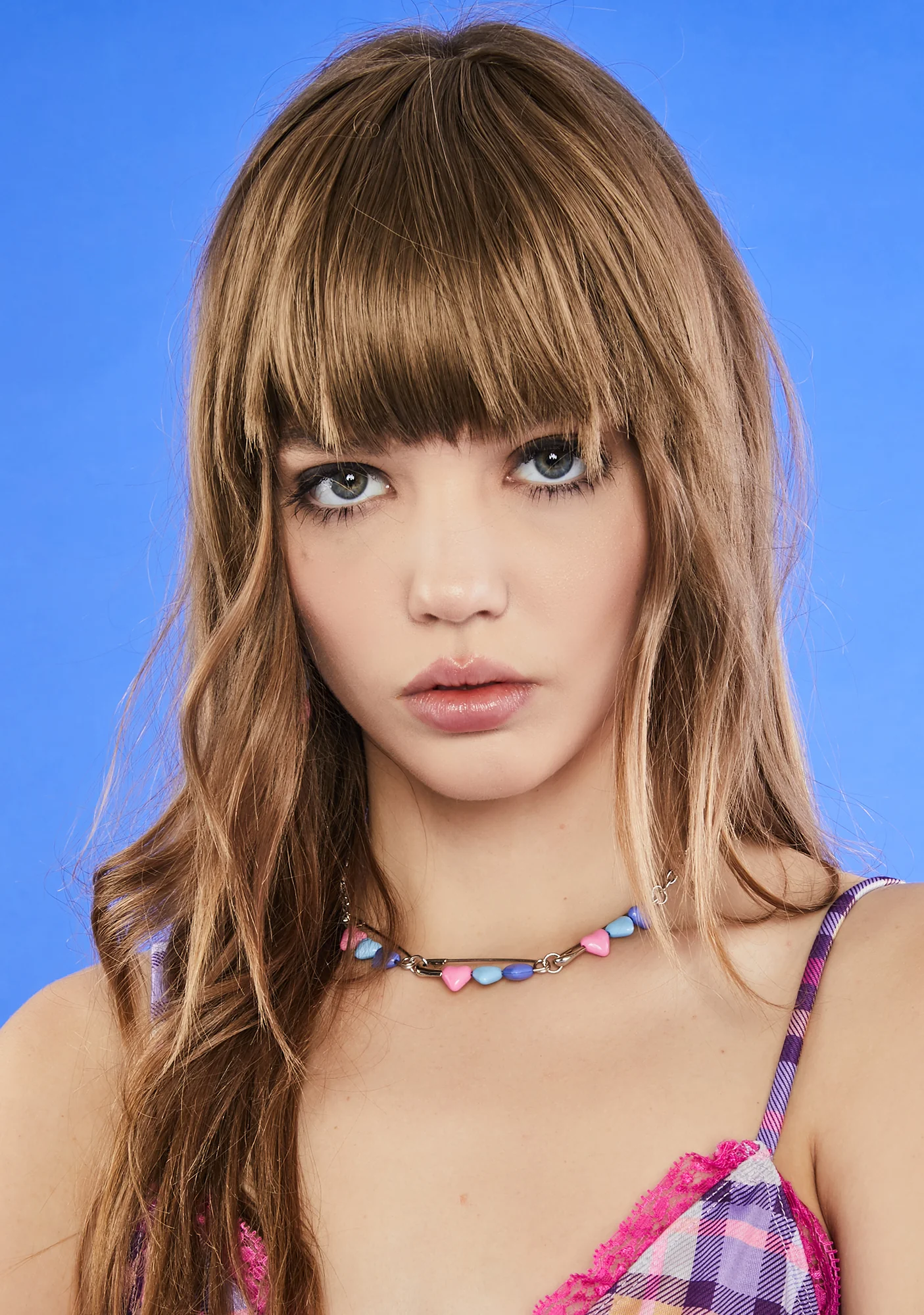 Luv Of Mine Safety Pin Necklace - Image 3