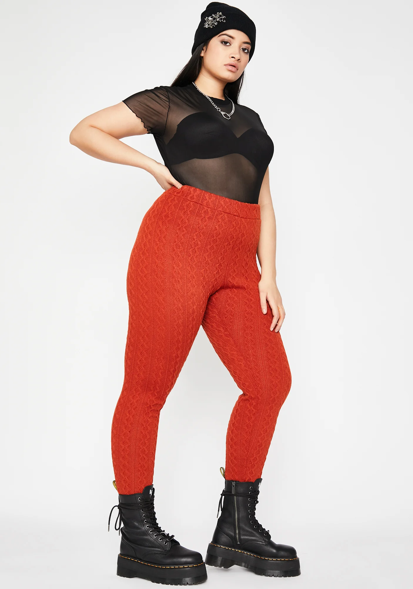 Lux By The Fireside Knit Leggings - Image 2