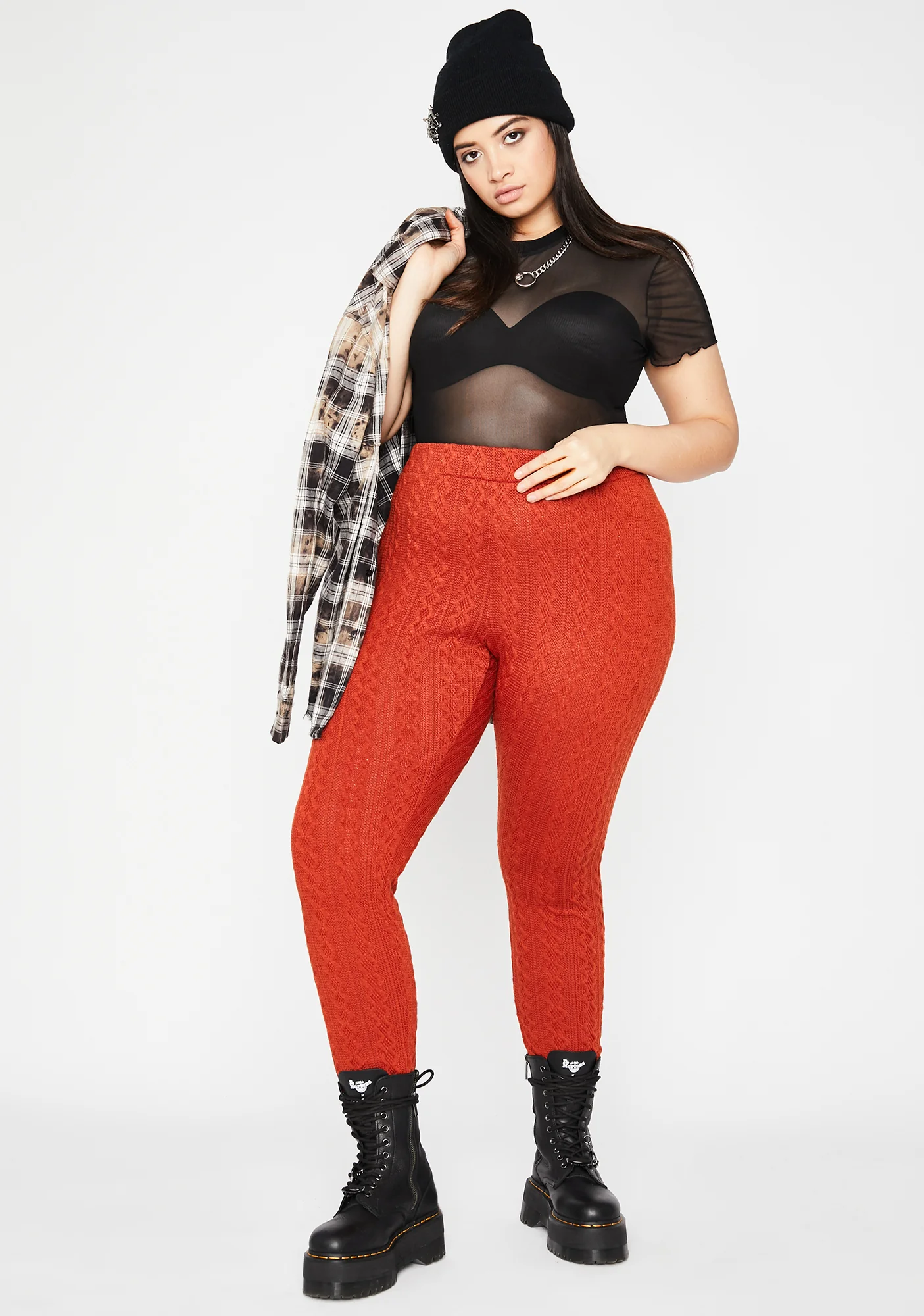 Lux By The Fireside Knit Leggings - Image 3