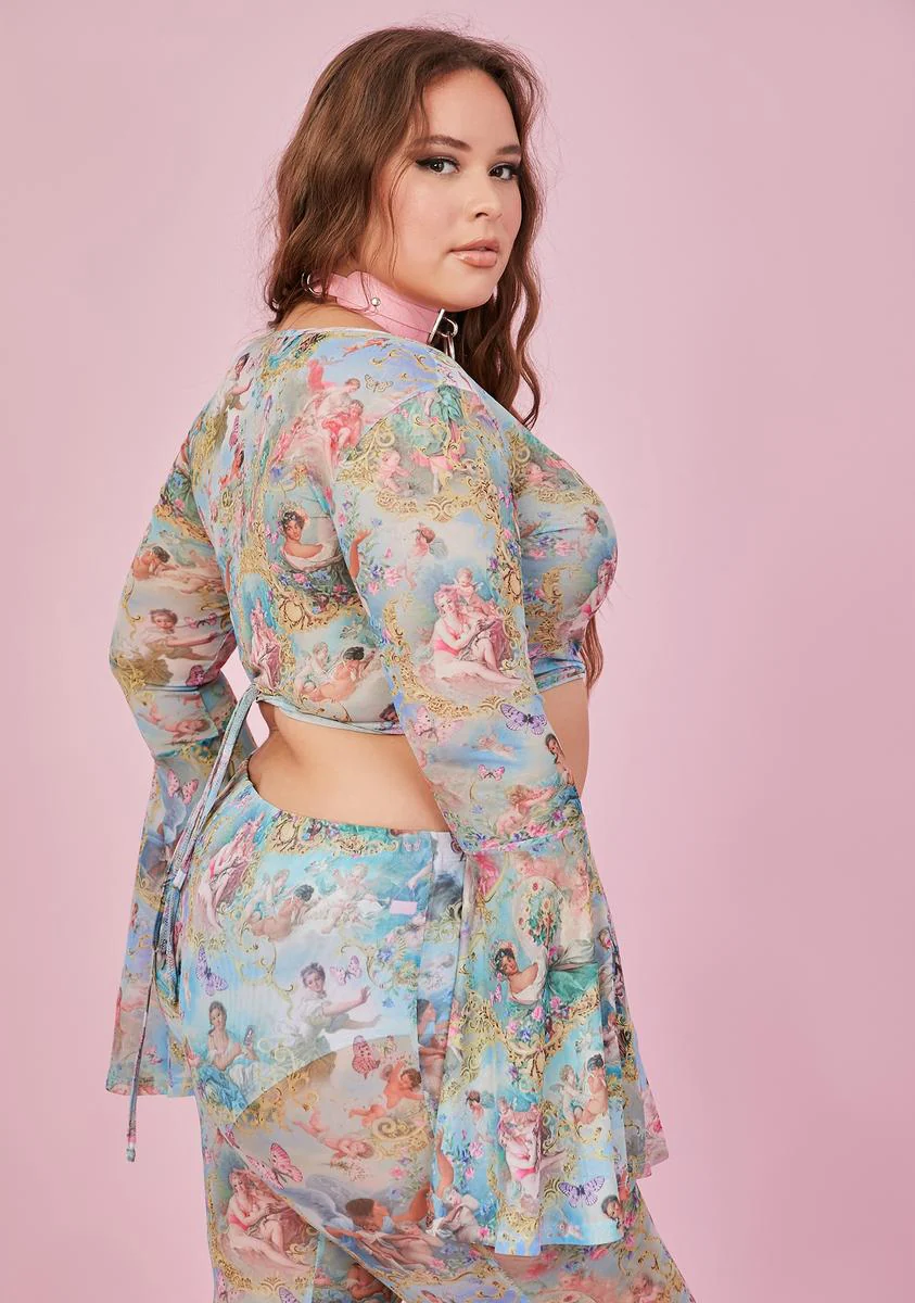Lux Divine Lush Opulence Wrap Top - Image 4