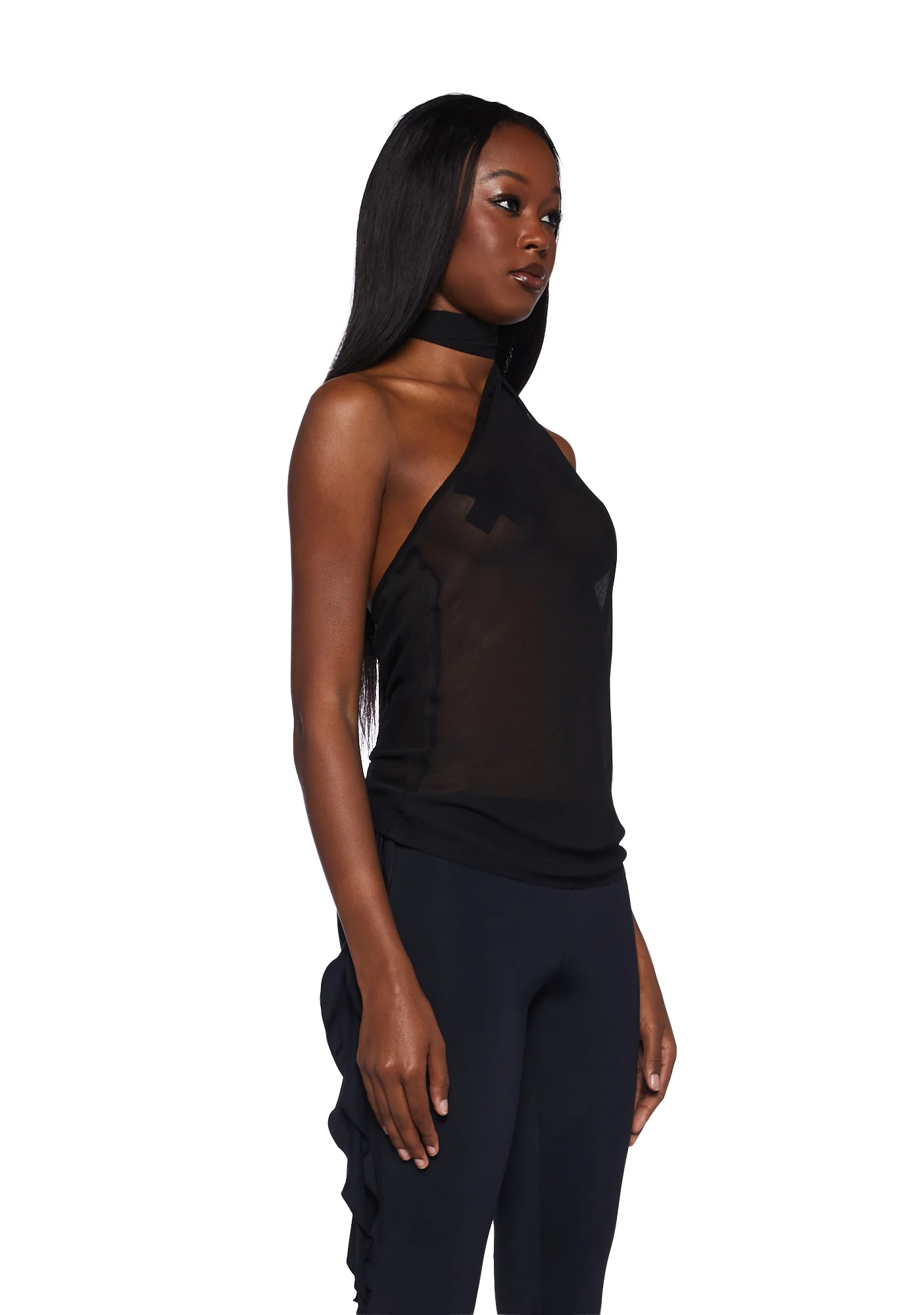 Lux Sheer Tie Top - Image 3