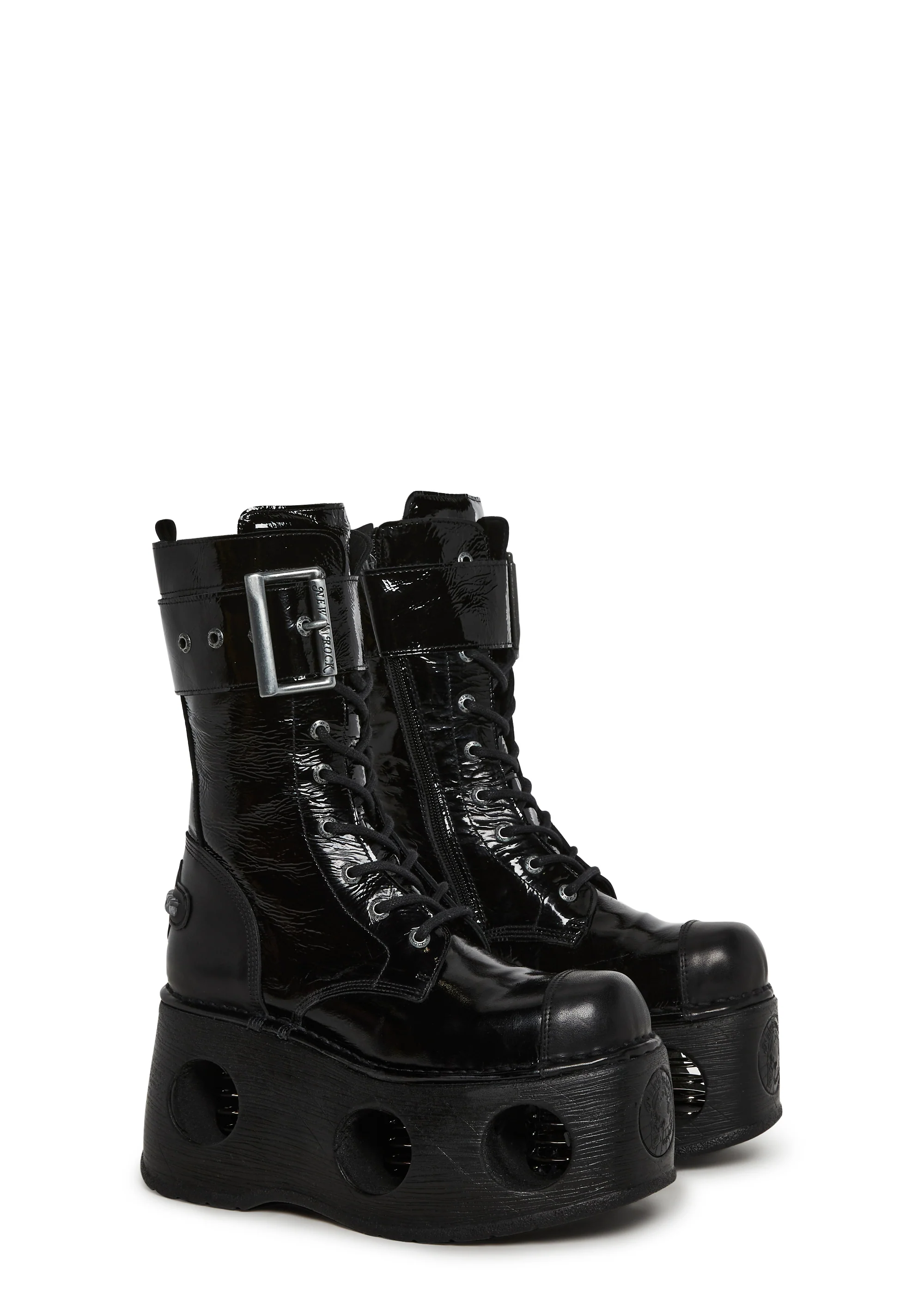 M-312-S5 Circle Cutout Boots - Image 3