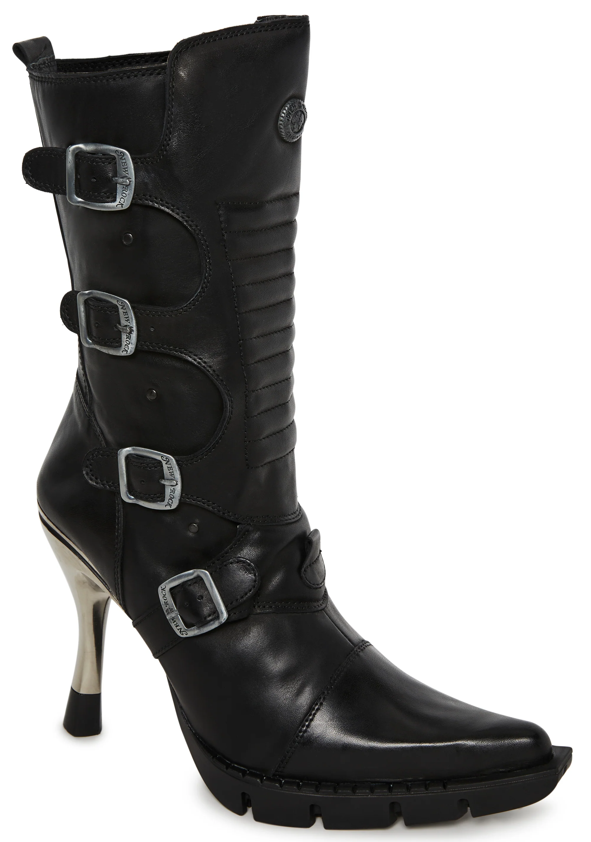 M-9373N-C2 Skinny Heel Moto Boots - Image 2