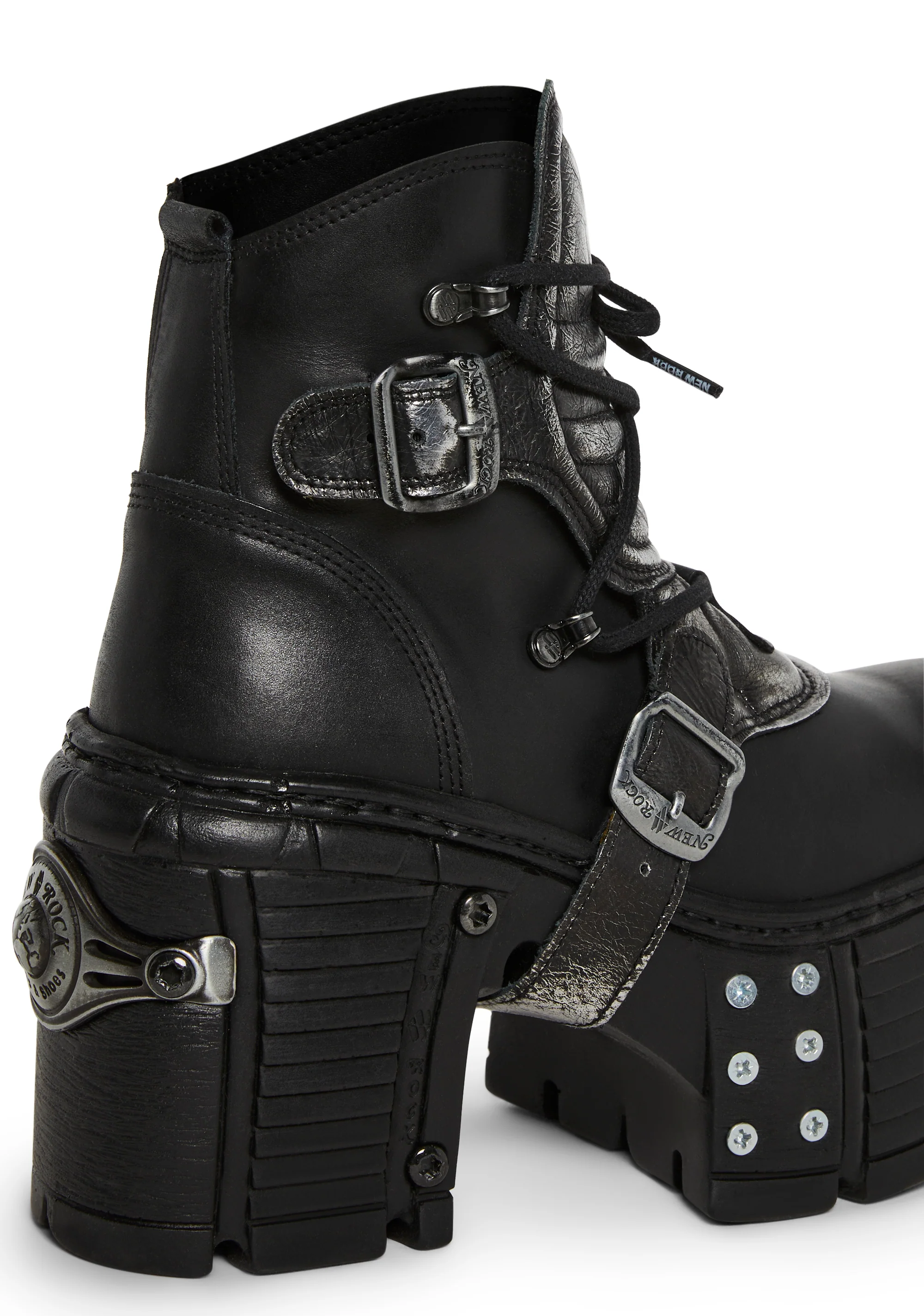 M-TM004-C3 Moto Buckle Boots - Image 2