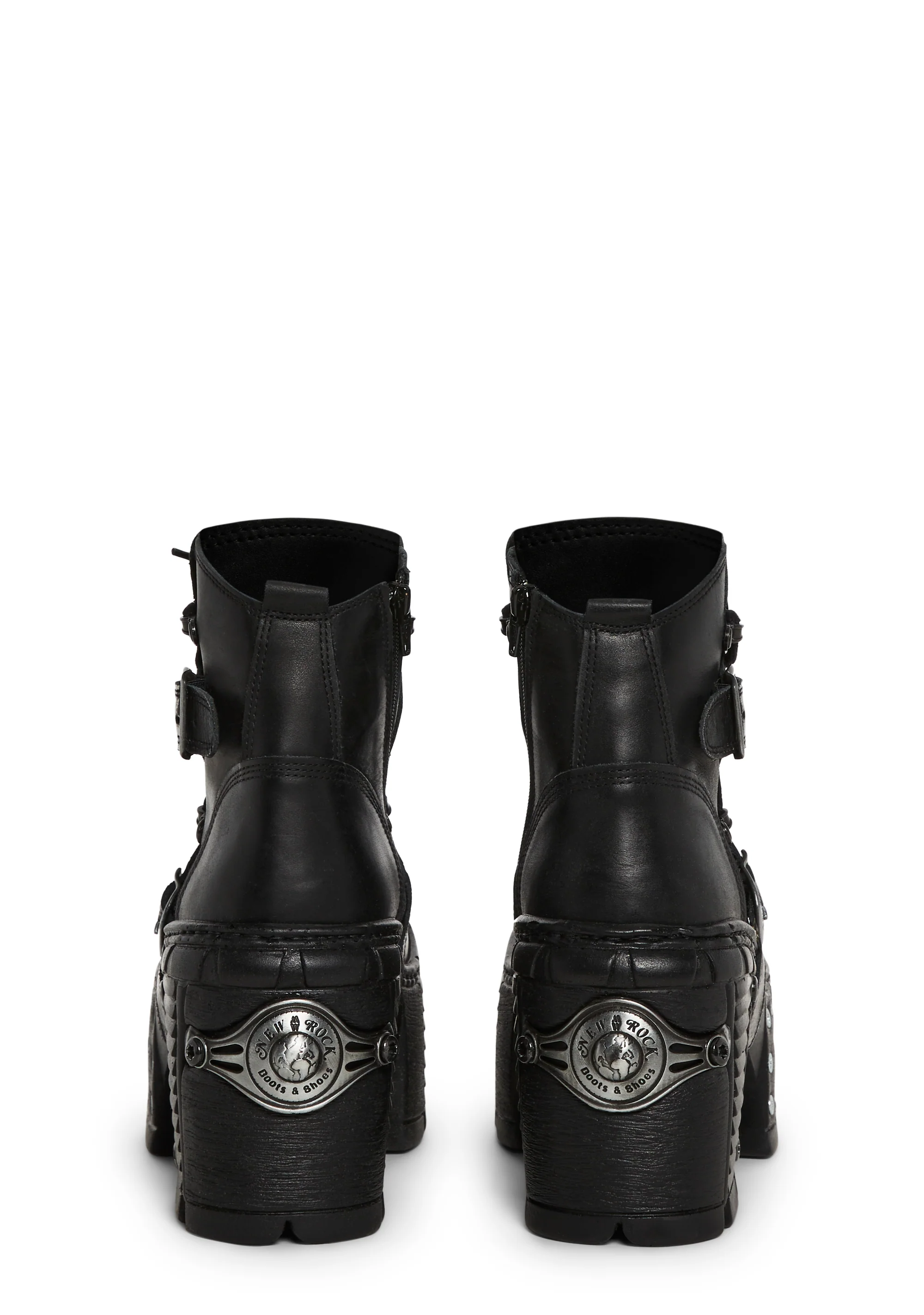 M-TM004-C3 Moto Buckle Boots - Image 4