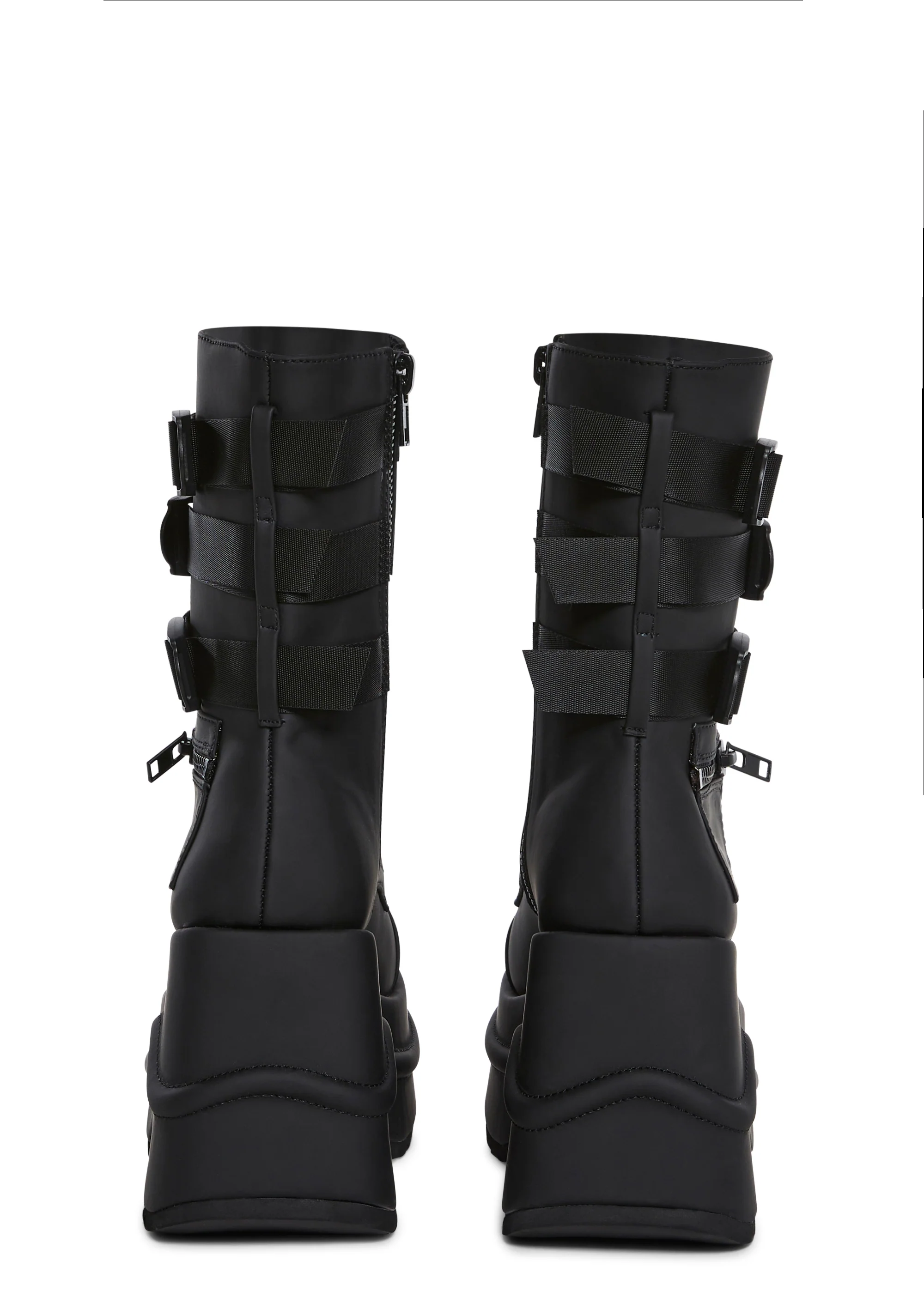 Mad Hustle Wedge Platform Boots - Image 4