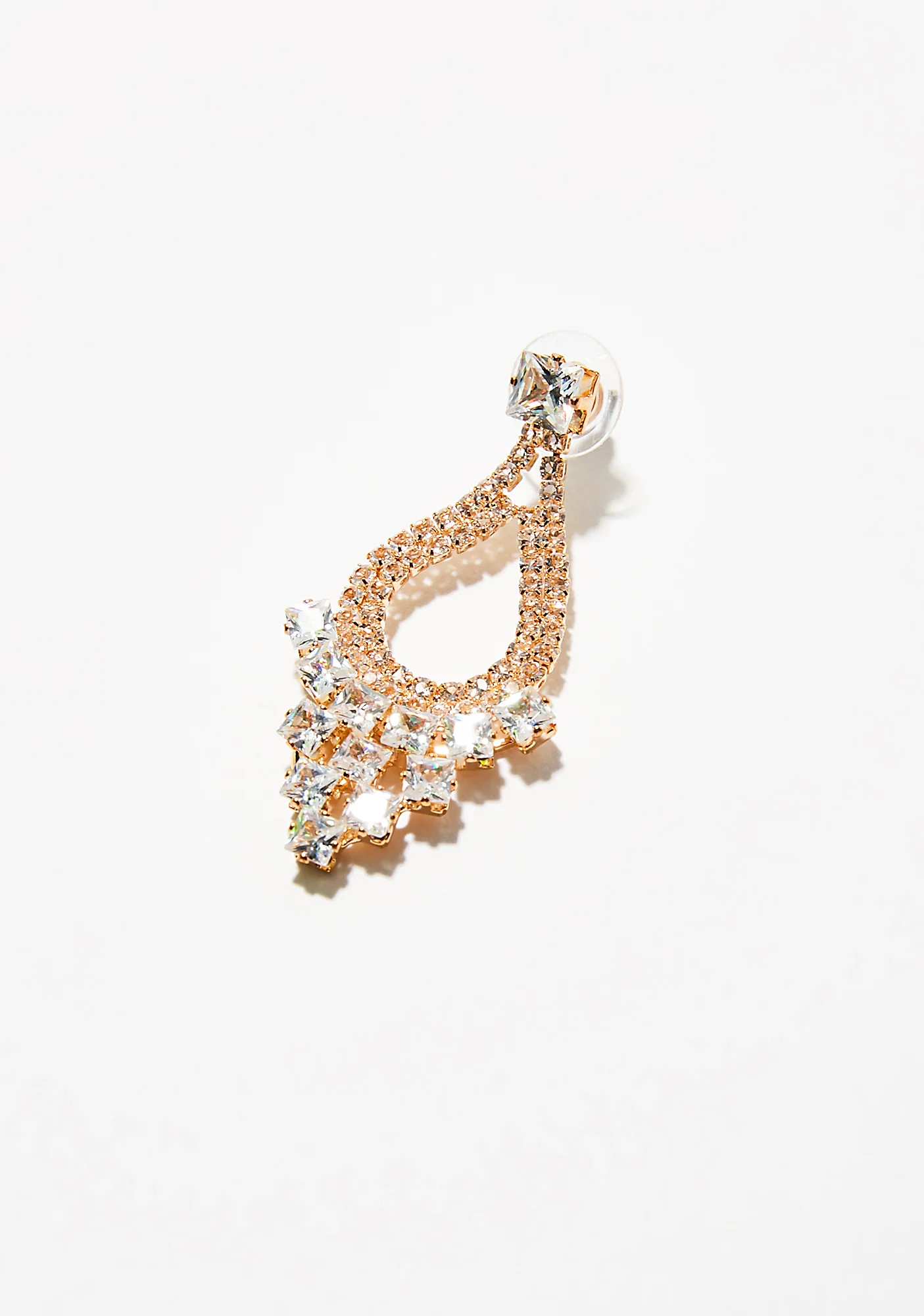 Made Of Money Rhinestone Earrings - Image 3