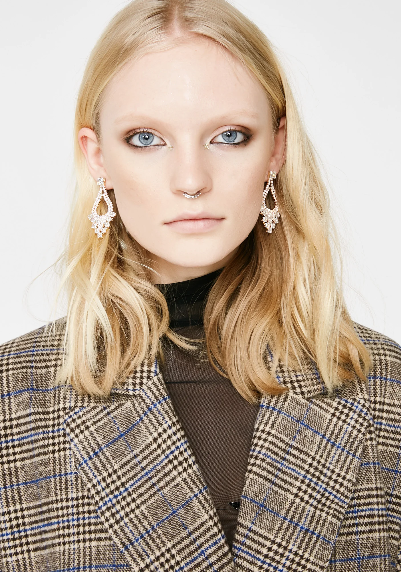 Made Of Money Rhinestone Earrings - Image 5