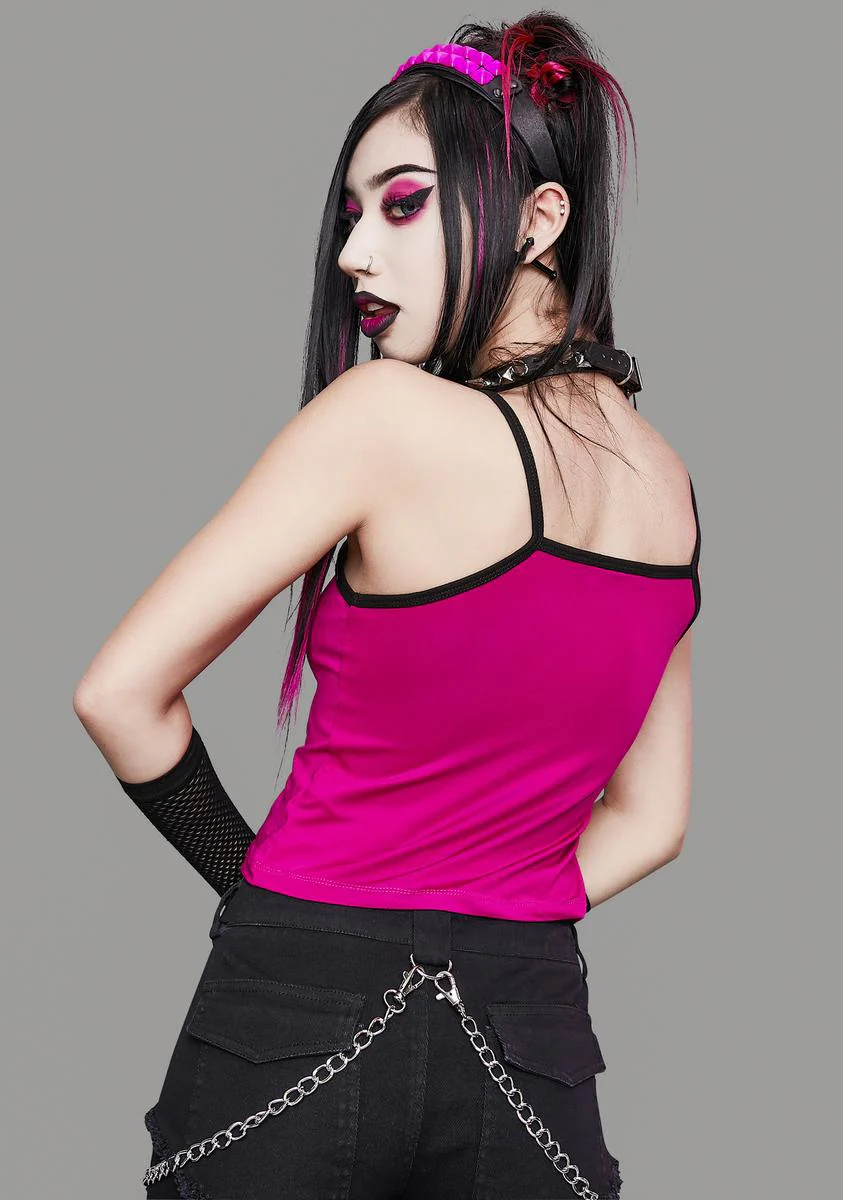 Magenta Toxic Wasteland Cami Tank - Image 4