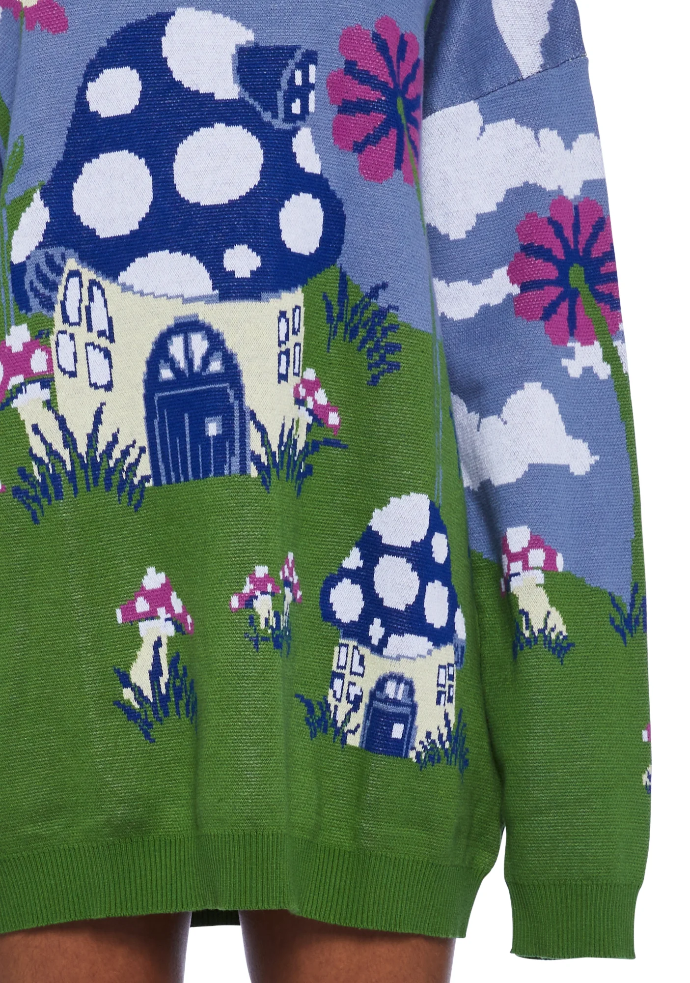 Magic Daze Knit Sweater - Light Blue - Image 5