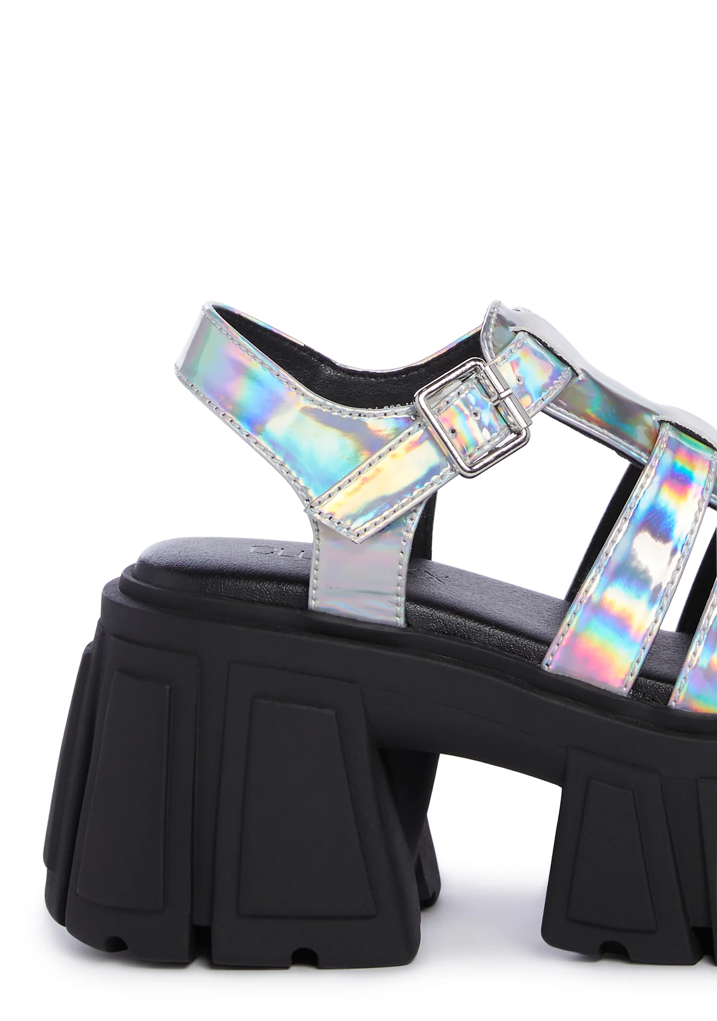 Magnetic Vibes Platform Sandals - Holo - Image 2