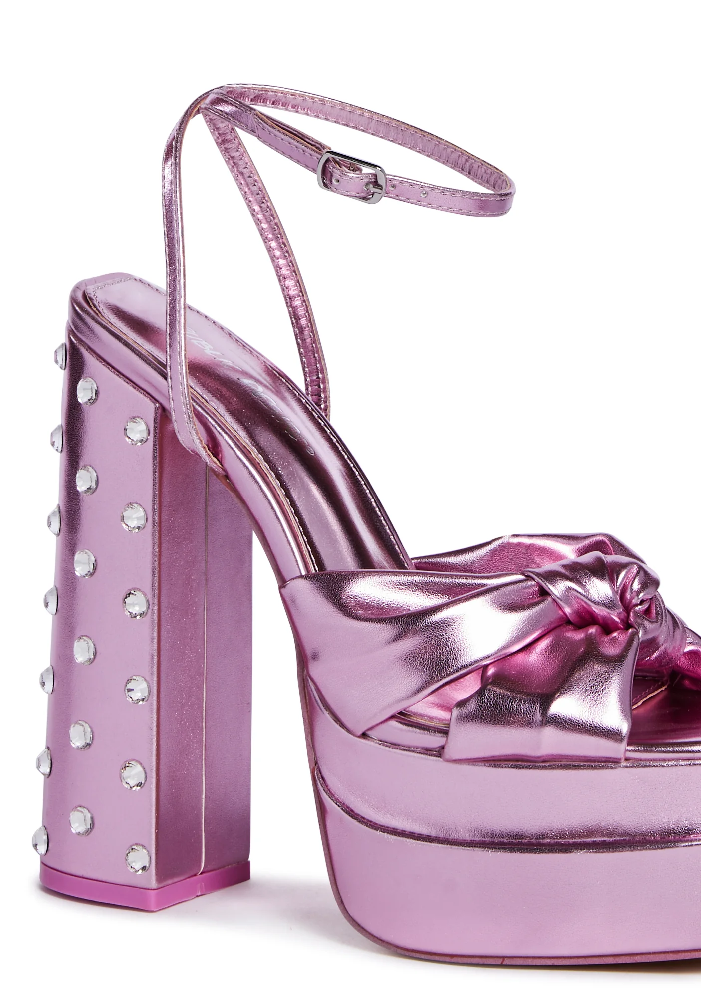 Magnum Metallic Block Heels - Image 2