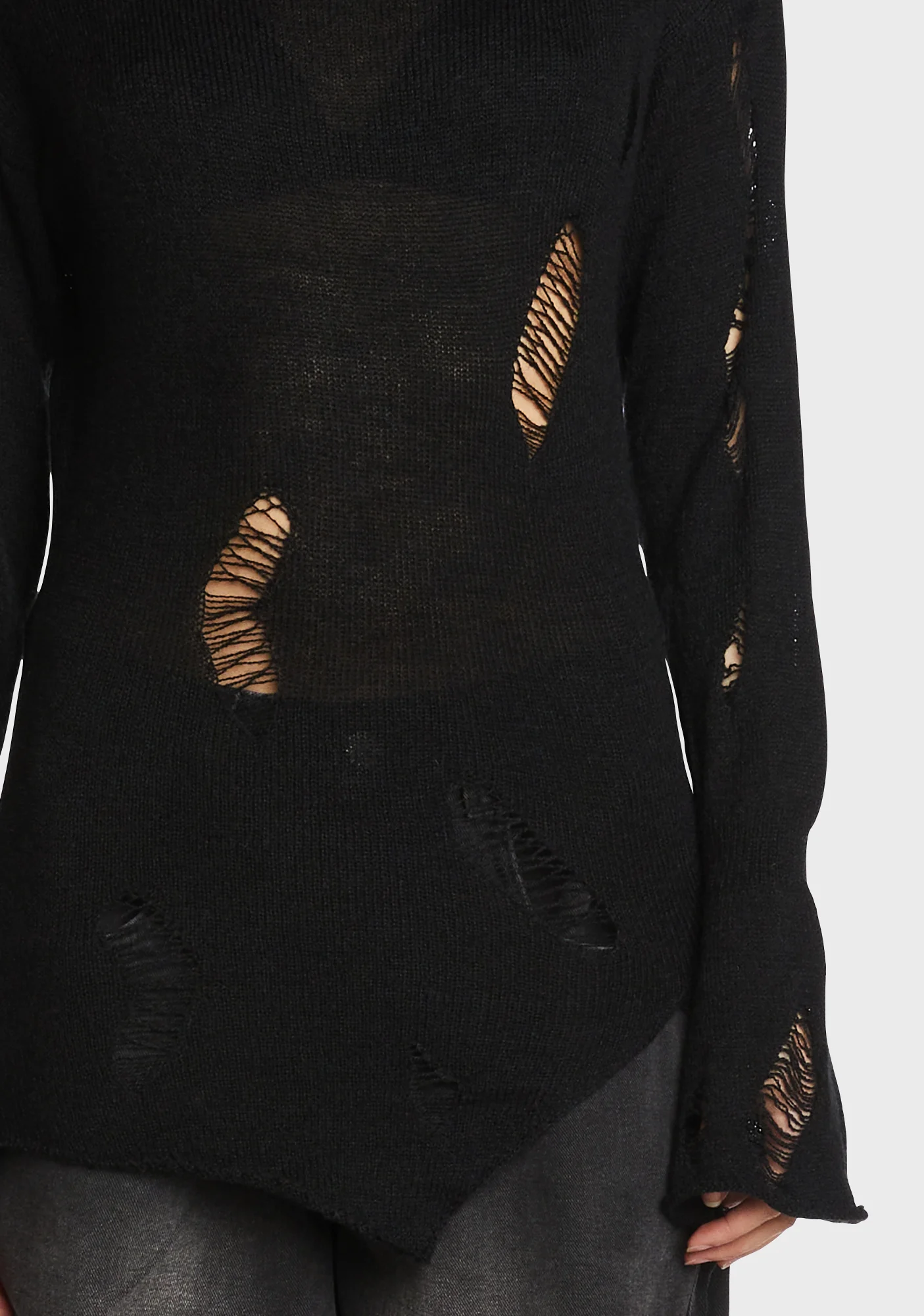 Major Underthinker Distressed Sweater - Image 5