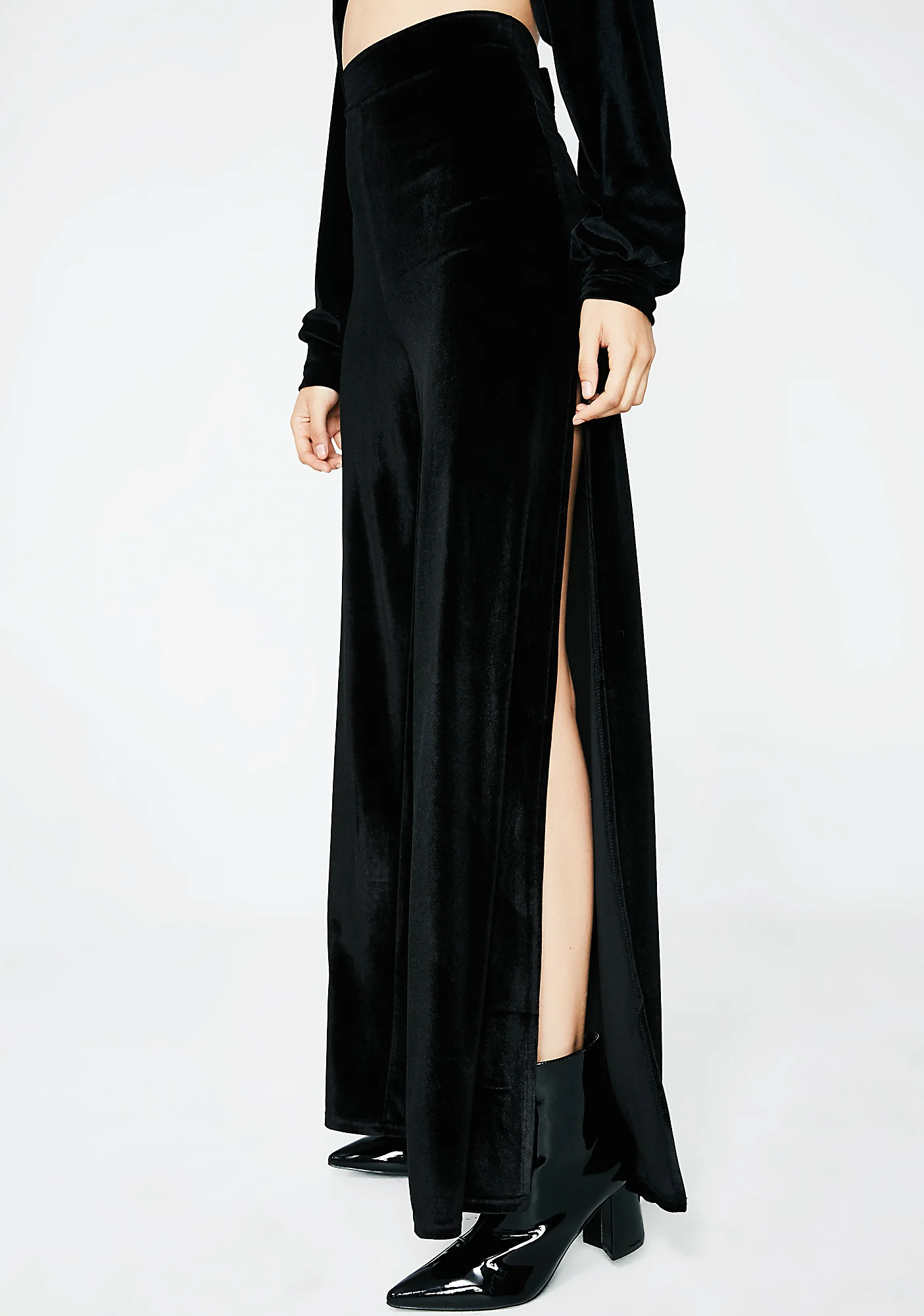 Make Em' Beg Velvet Pants - Image 2