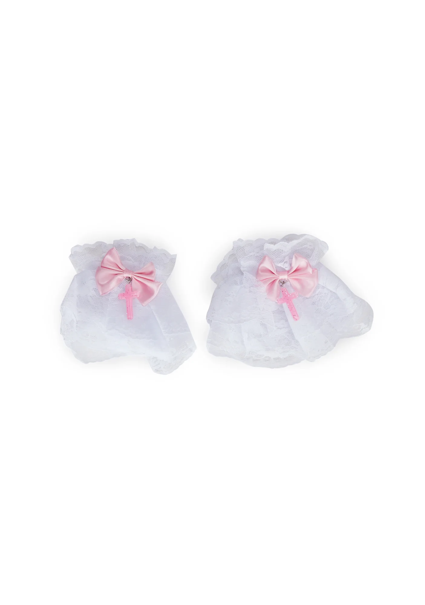 Make Me Blush Cuff Set - White - Image 3
