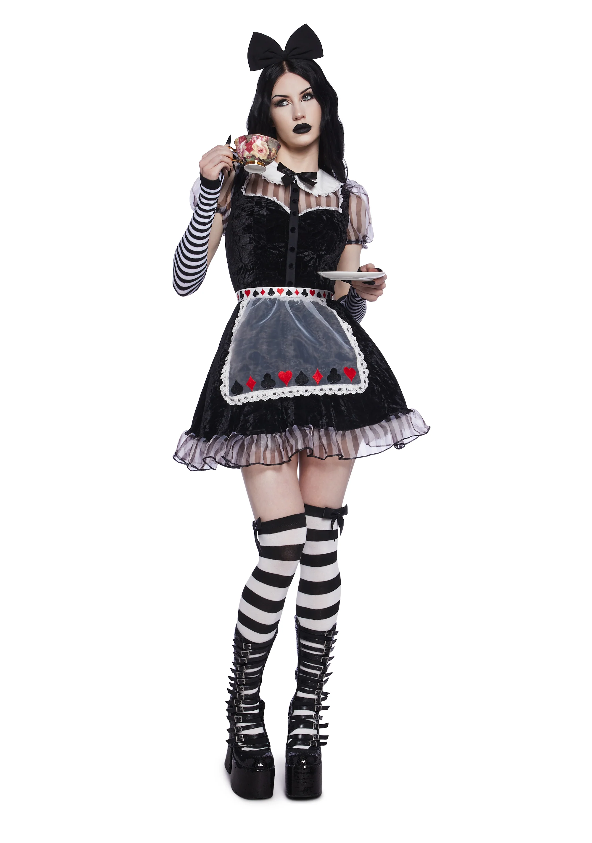 Malice In Wonderland Costume Set - Image 2