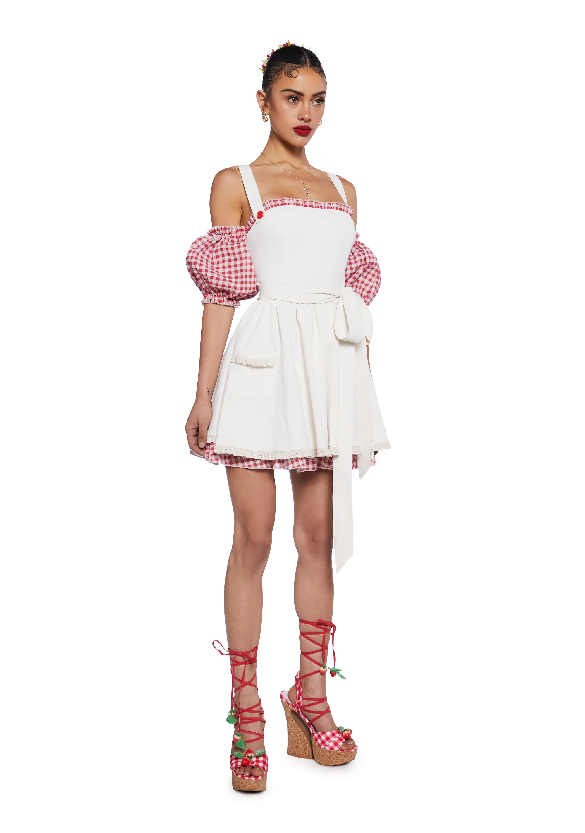 Mama Mia Apron Mini Dress - Image 2